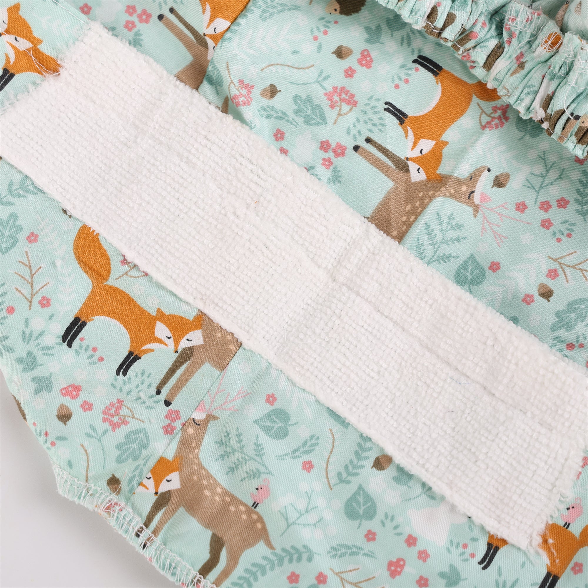 Cute Animals Pattern Cotton Ponytail Scrub Cap