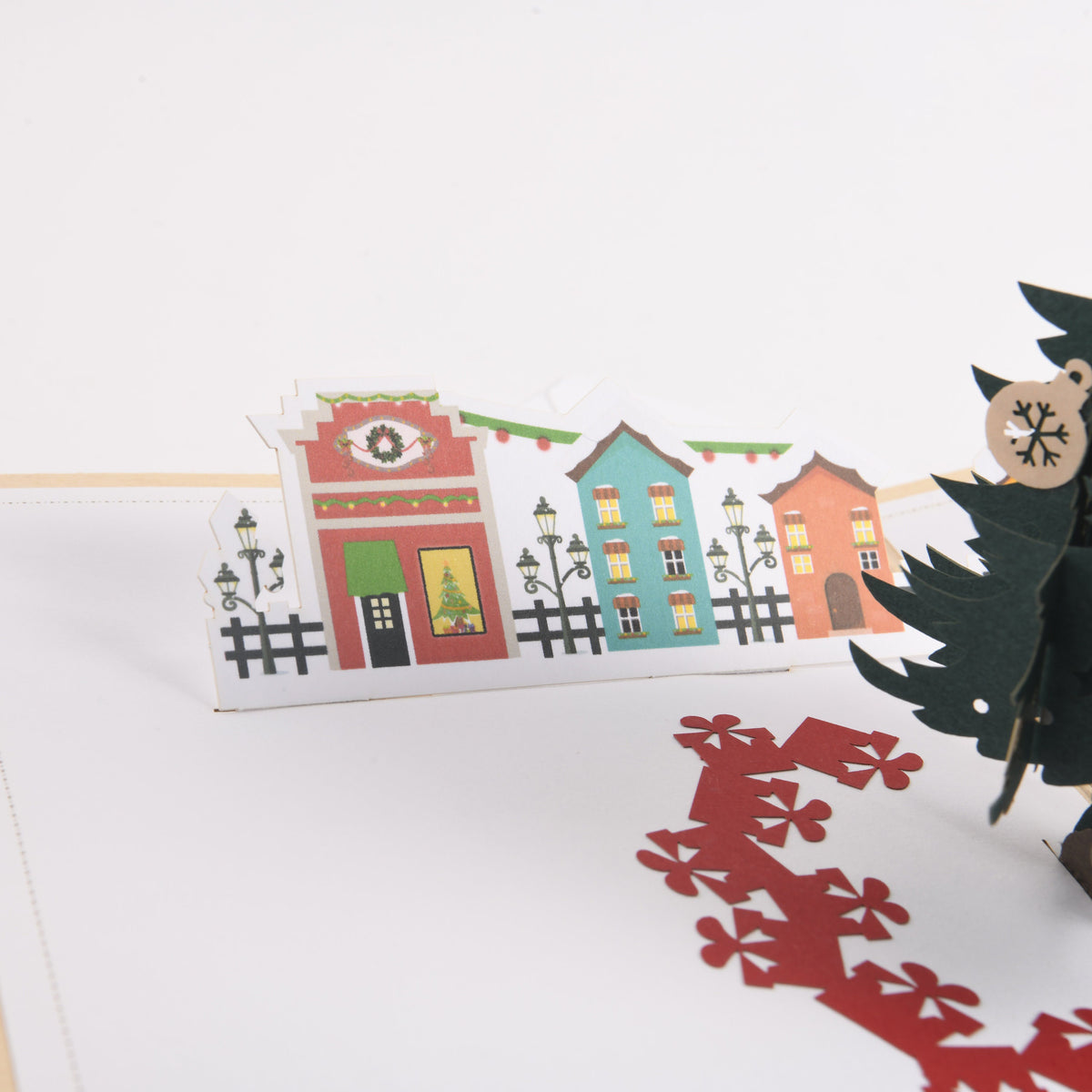 Green Christmas Tree Pop Up Card