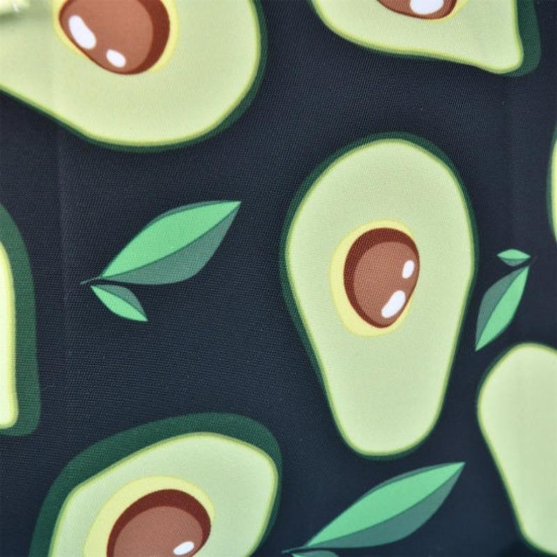 XXL Avocado Insulated Lunch Bag, Square Cooler Box Bag for School, Picnic, Office, Back to School