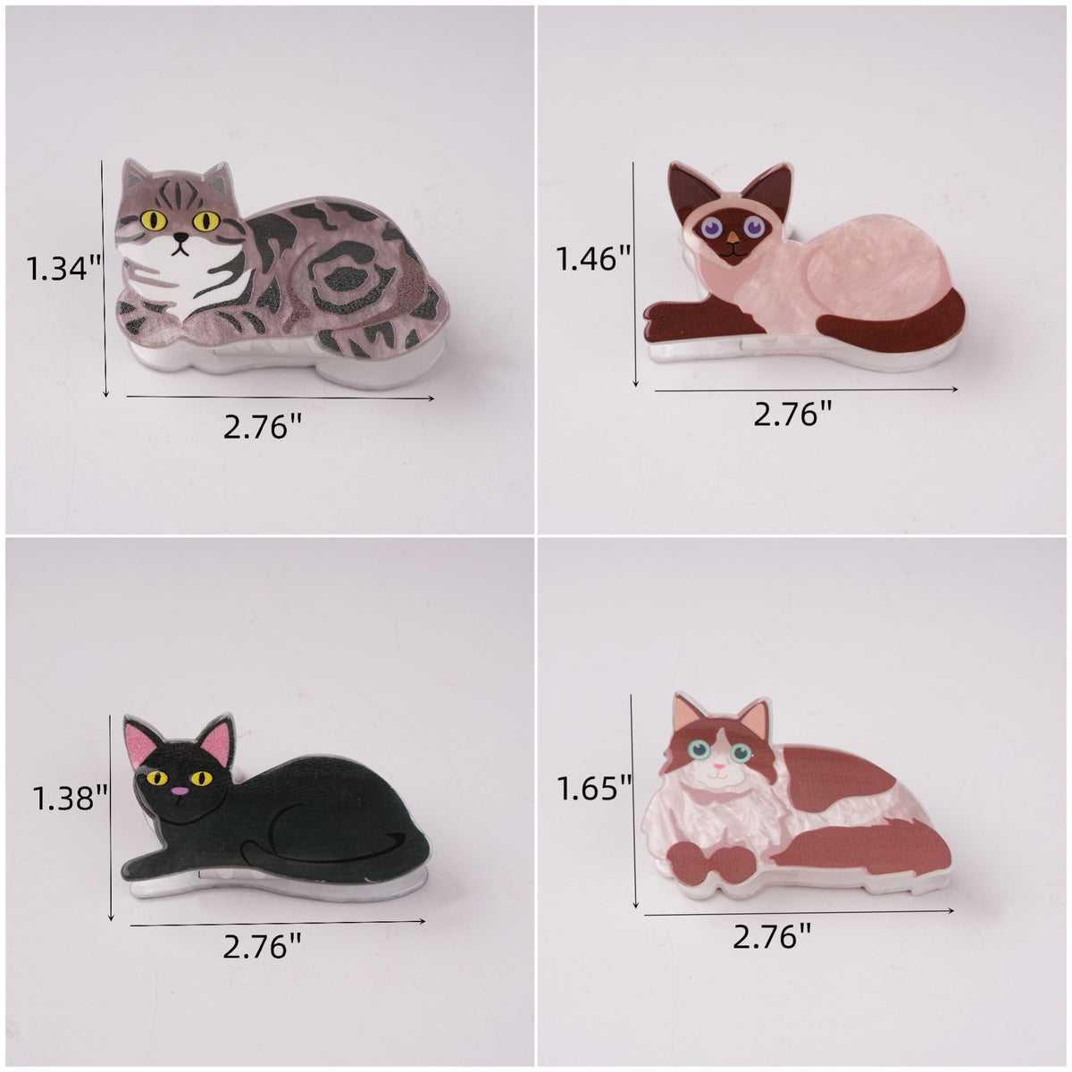 Kitten Acetate Hair Claw