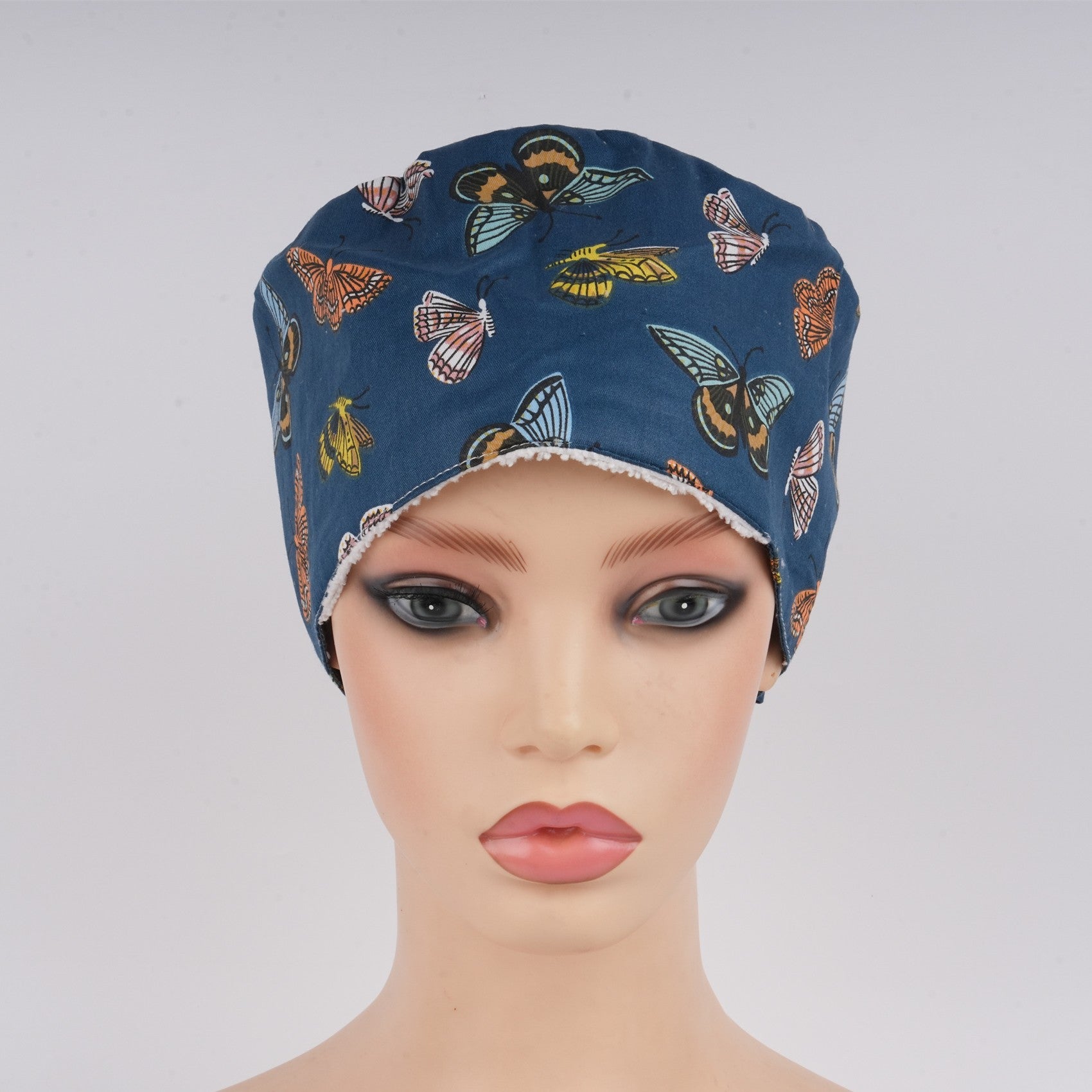 Navy Bue Surgical Scrub Cap, Healthcare Worker Headwear