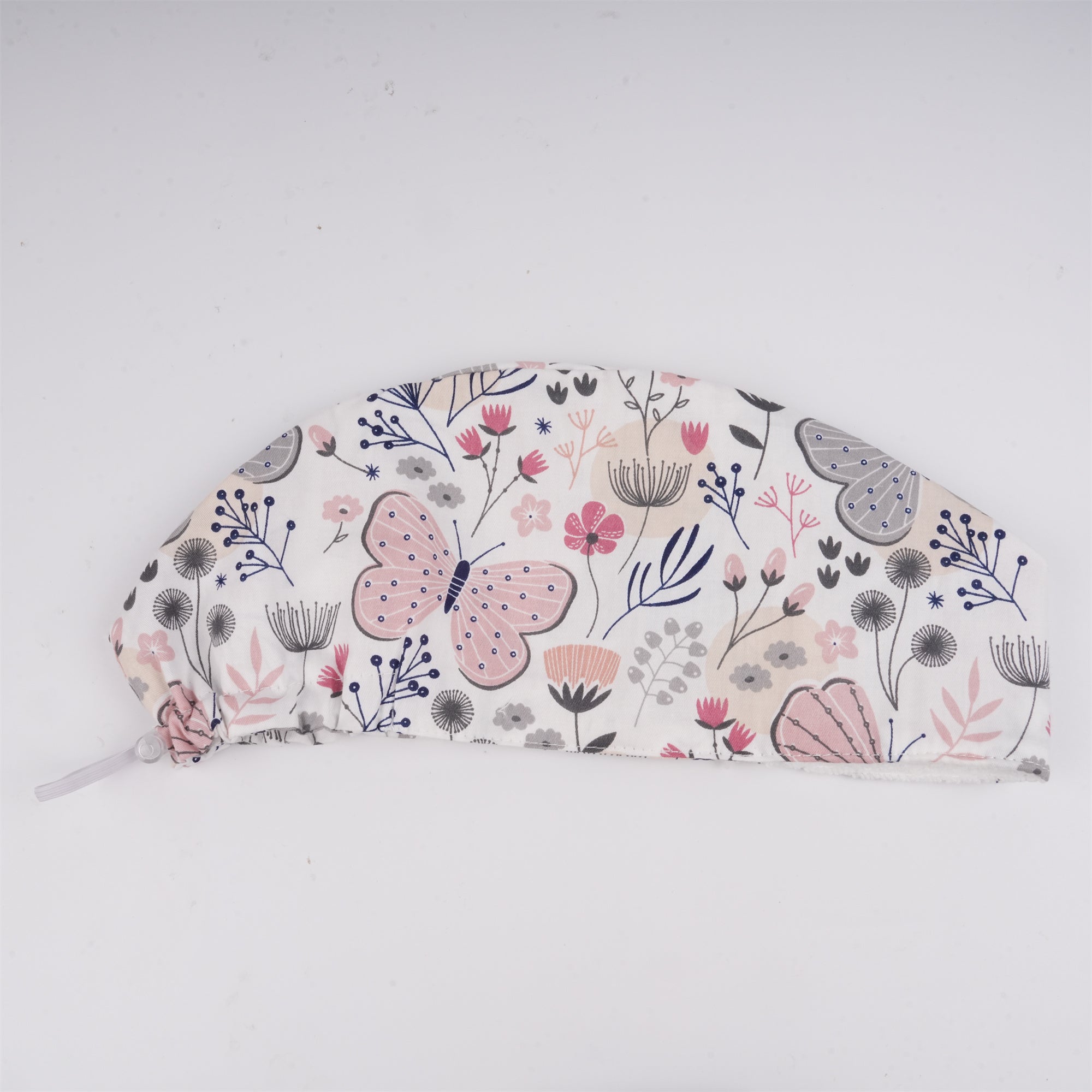 PInk Butterfly Euro Surgical Scub Cap