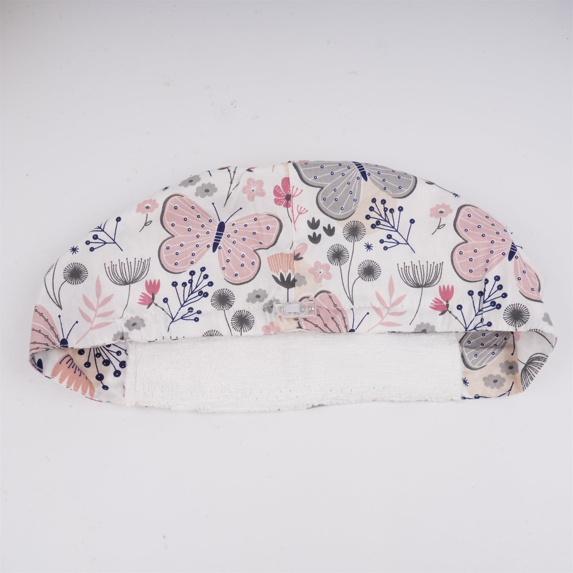 PInk Butterfly Euro Surgical Scub Cap