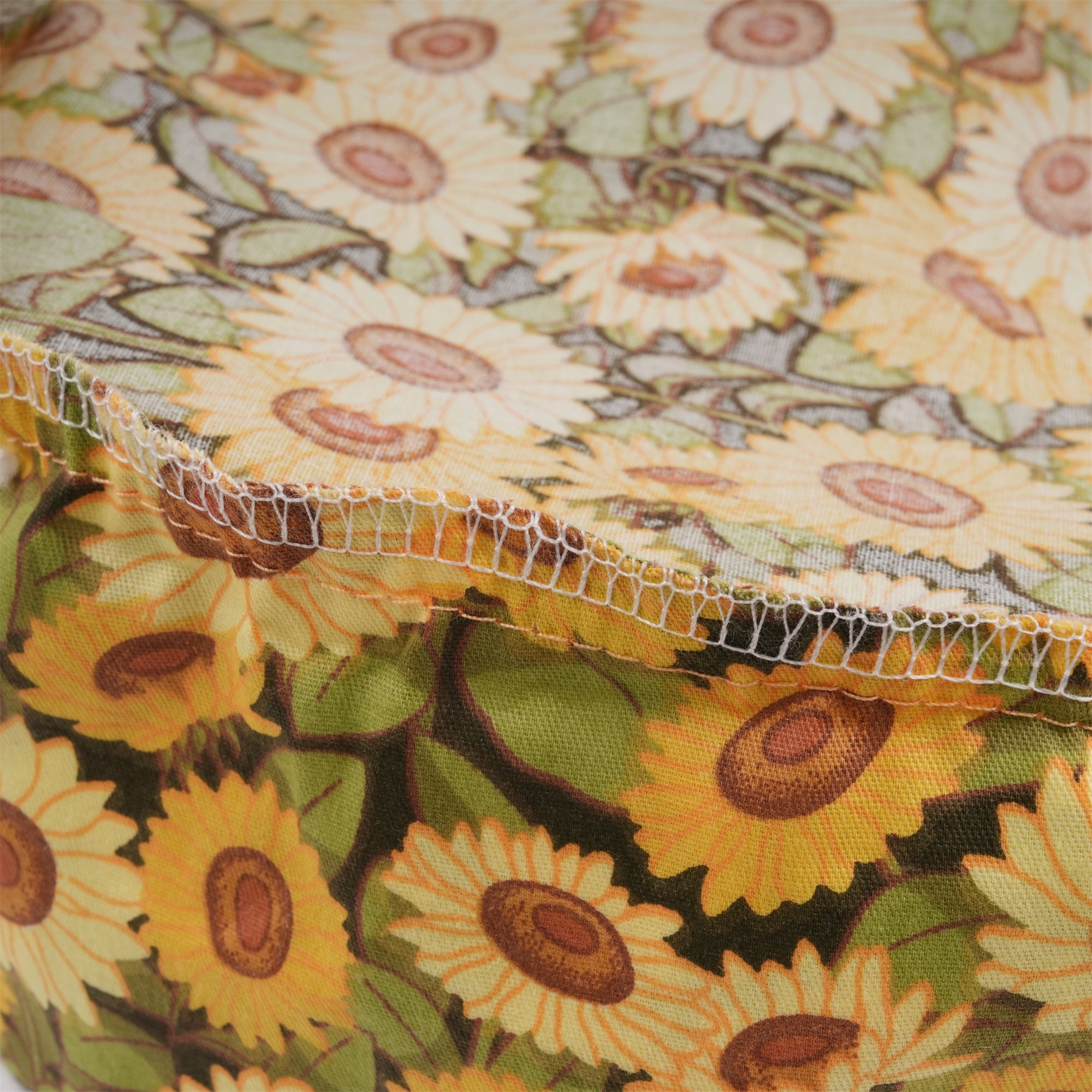 Yellow Floral and Dawn Print Euro Style Surgiccal Scrub Cap