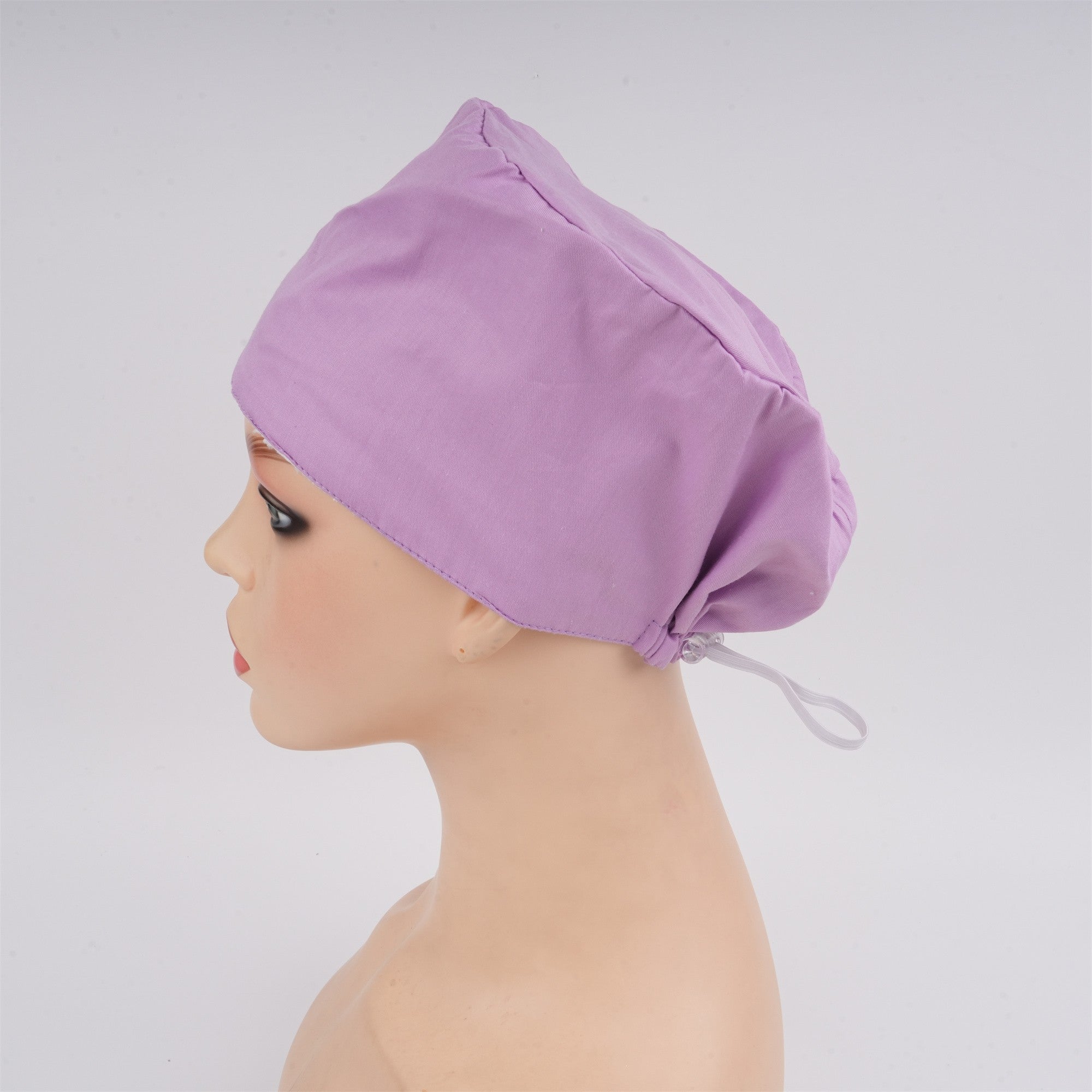 Light Purple Solid Surgical Scrub Cap - EURO STYLE