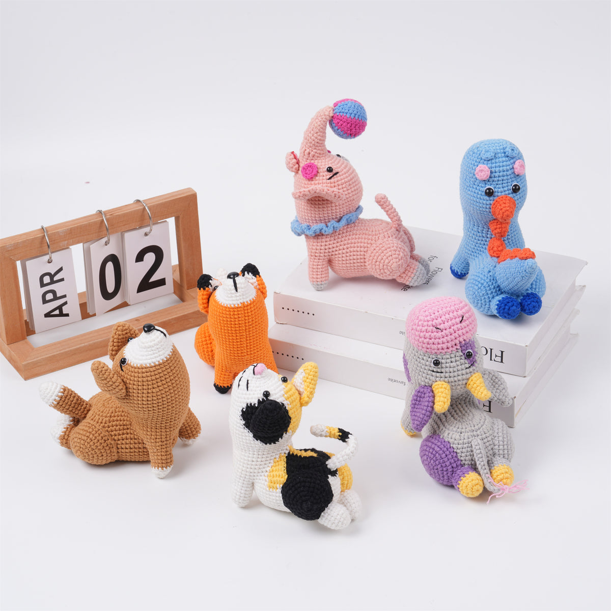 Cute Yoga Animal Crochet Phone Holder