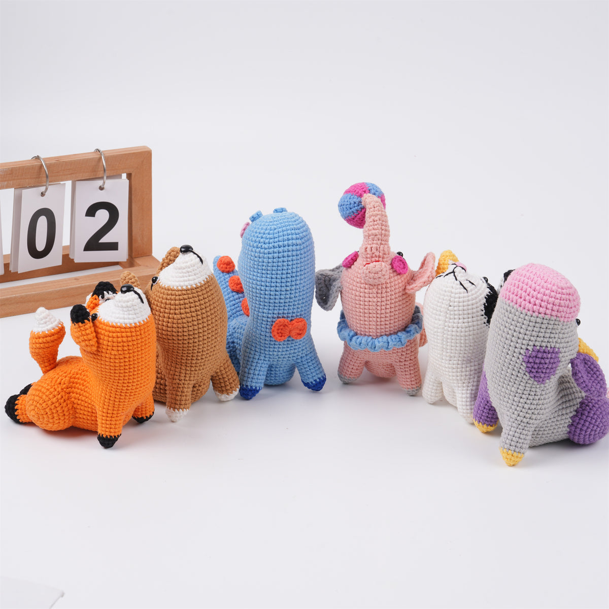 Cute Yoga Animal Crochet Phone Holder