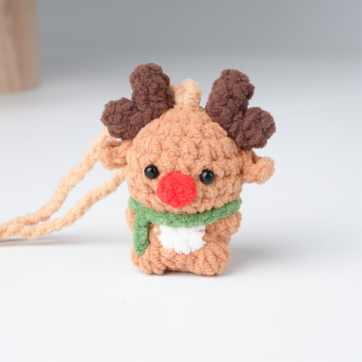 Crochet Christmas Tree Hanging Decoration, Mini Xmas Ornaments