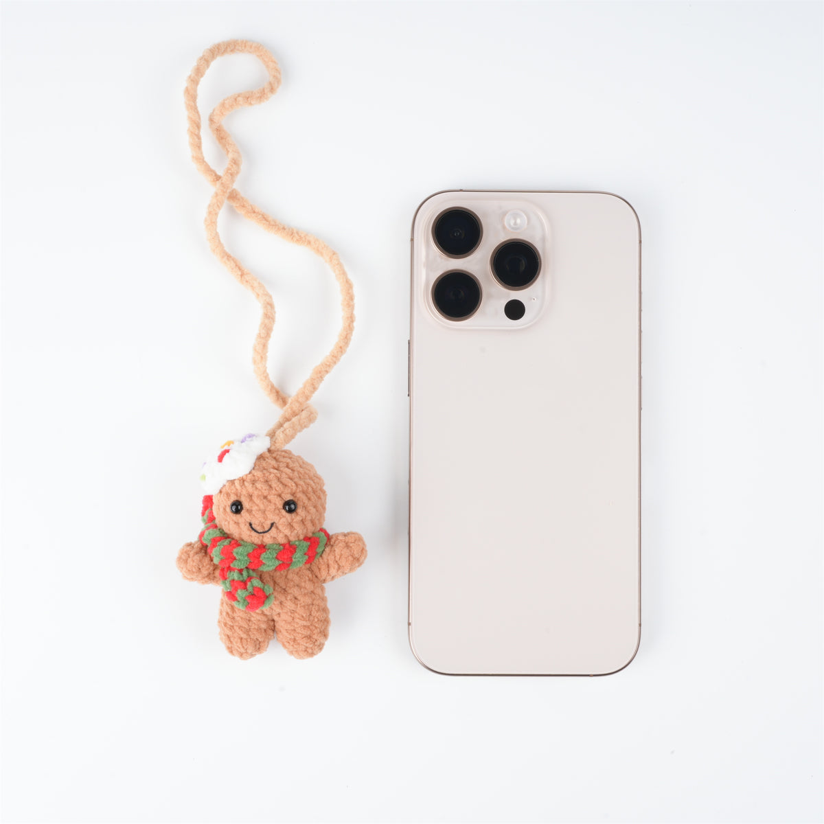 Crochet Christmas Tree Hanging Decoration, Mini Xmas Ornaments