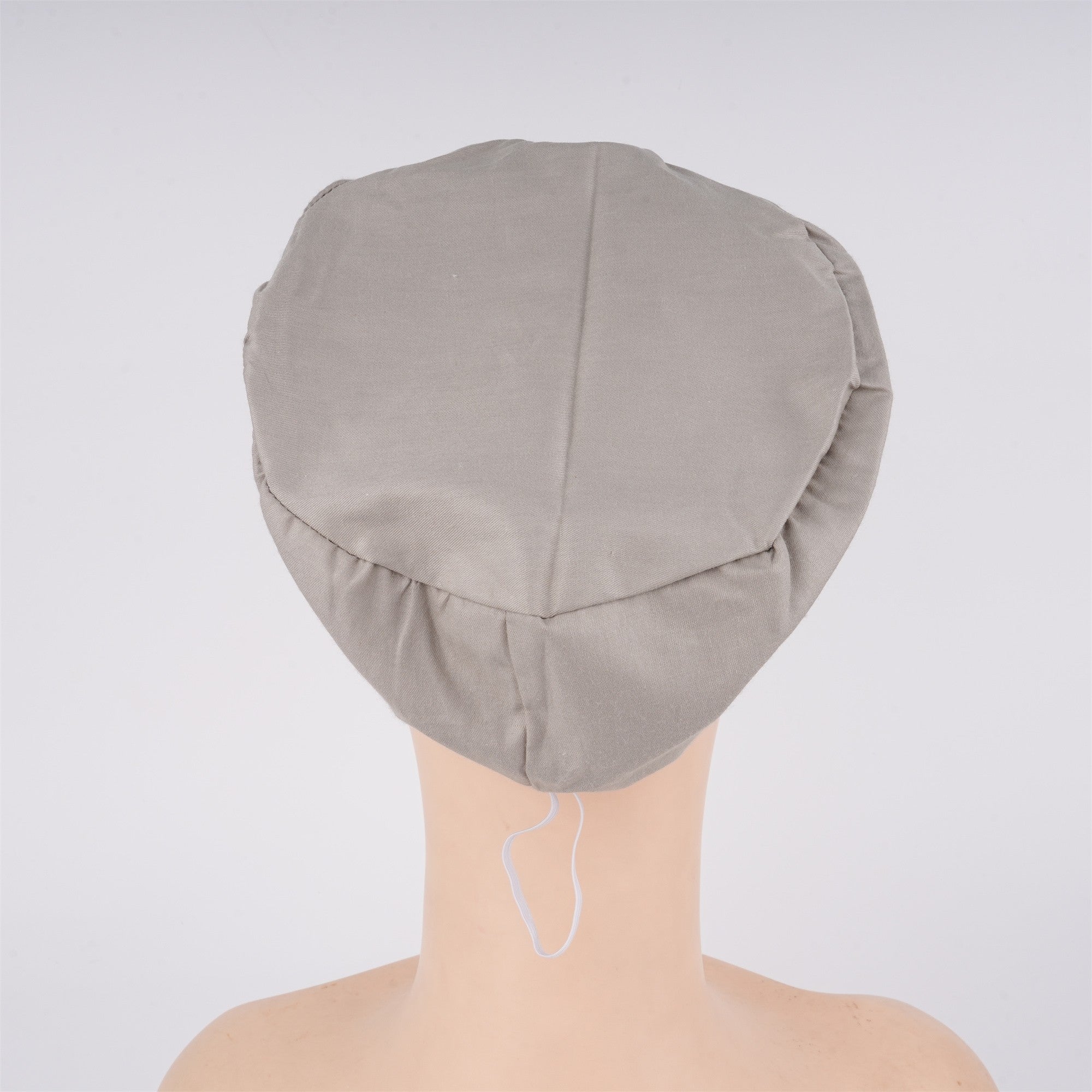 Grey Solid Cotton Surgical Scrub Cap - EURO STYLE