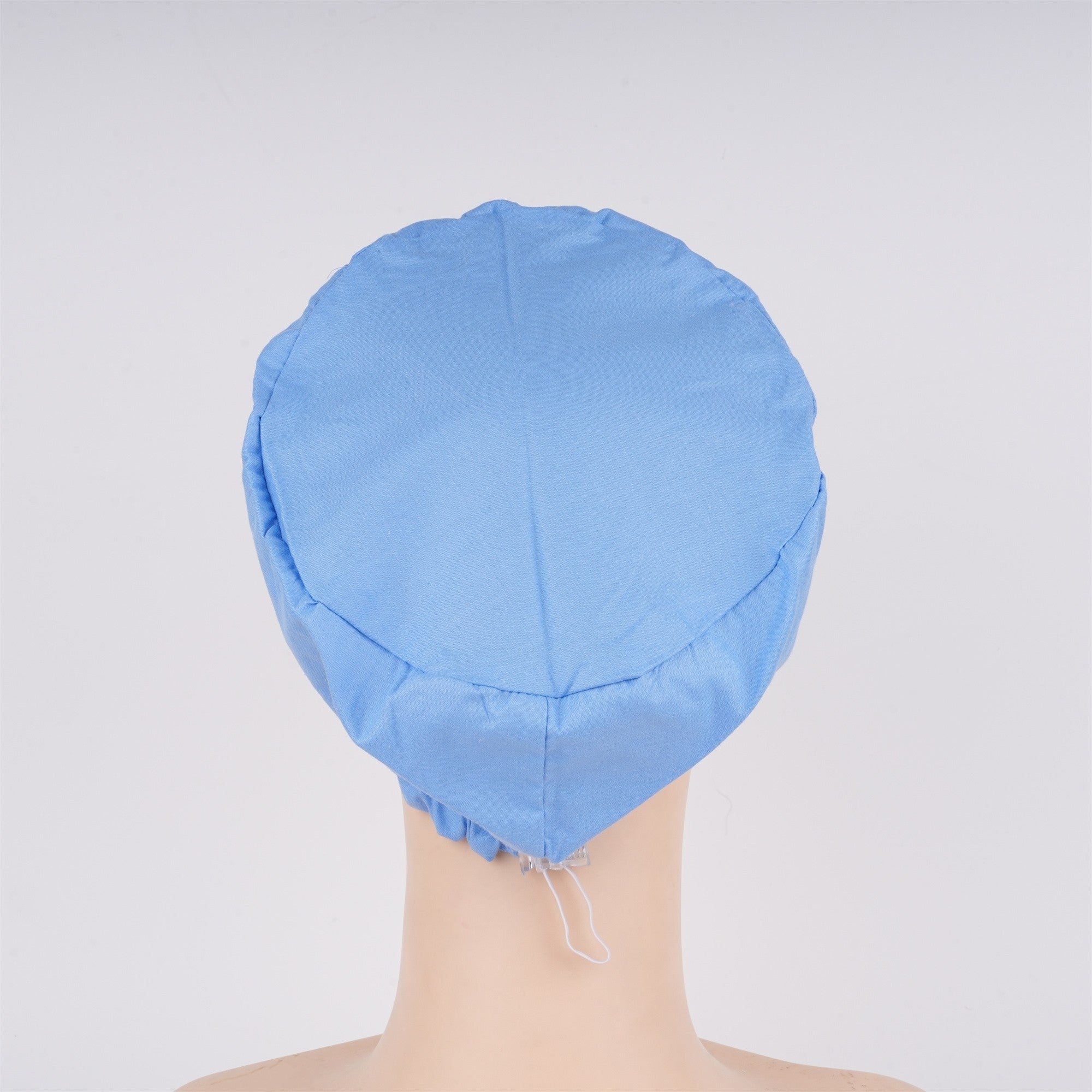 Light Blue Solid Cotton Scrub Cap - EURO STYLE