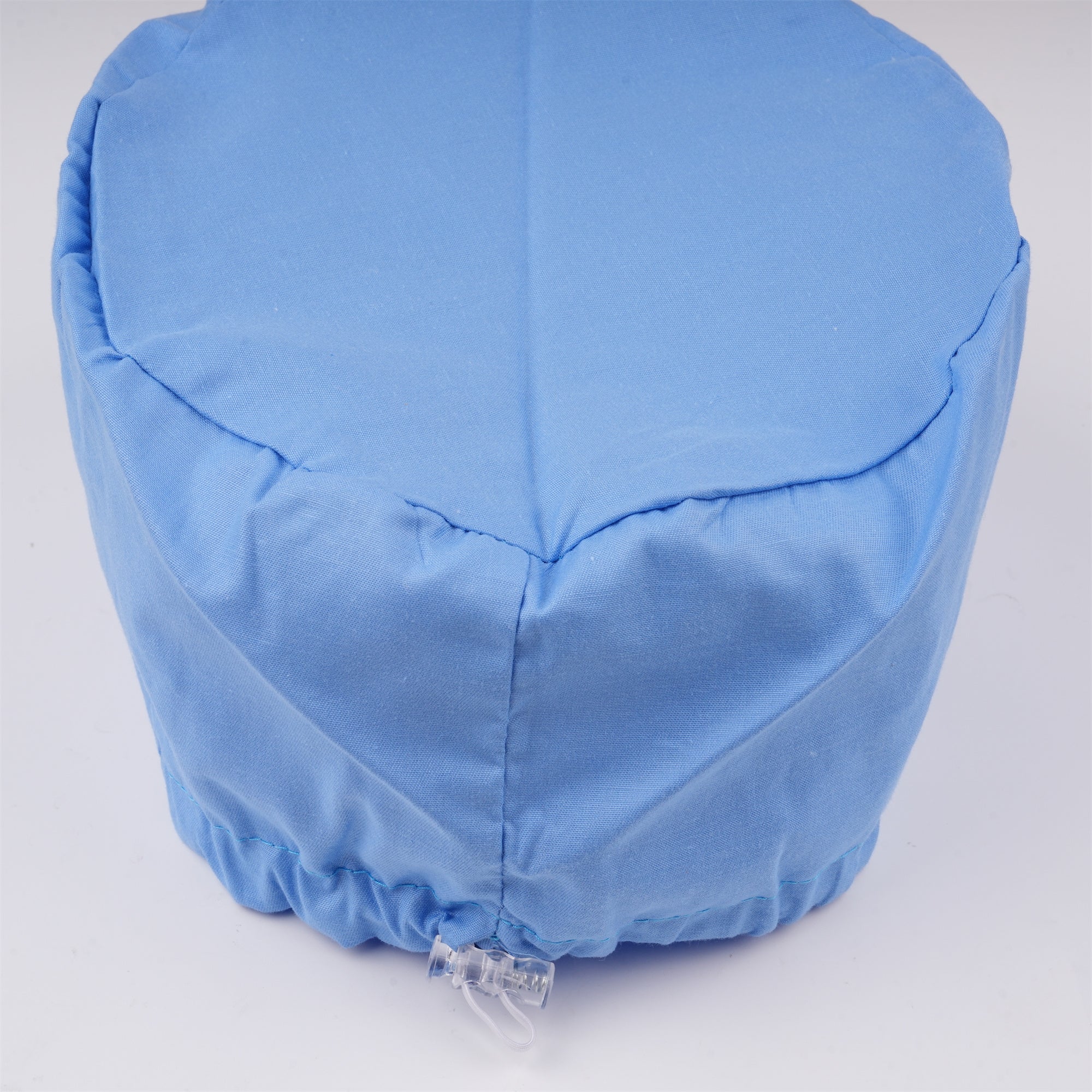 Light Blue Solid Cotton Scrub Cap - EURO STYLE