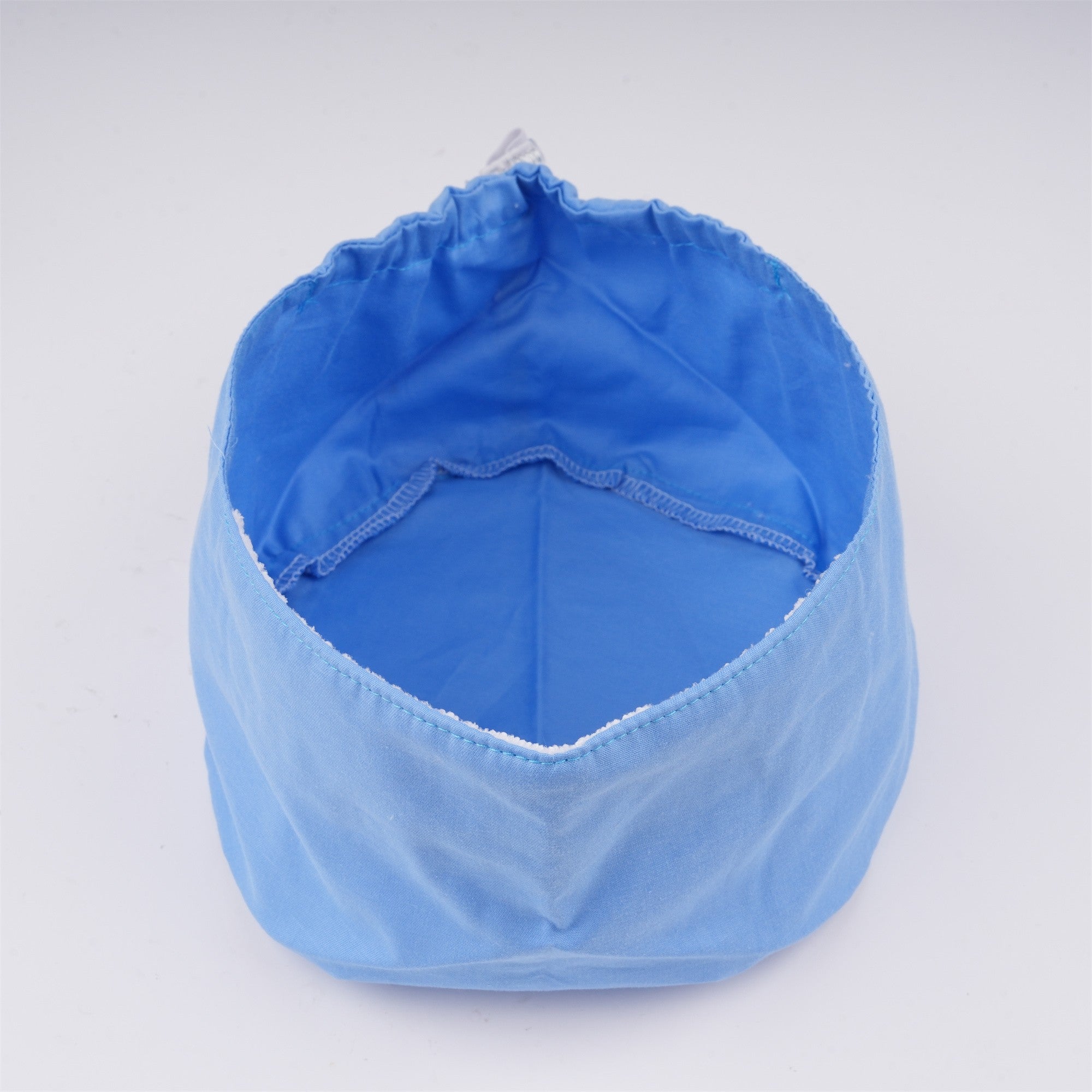 Light Blue Solid Cotton Scrub Cap - EURO STYLE