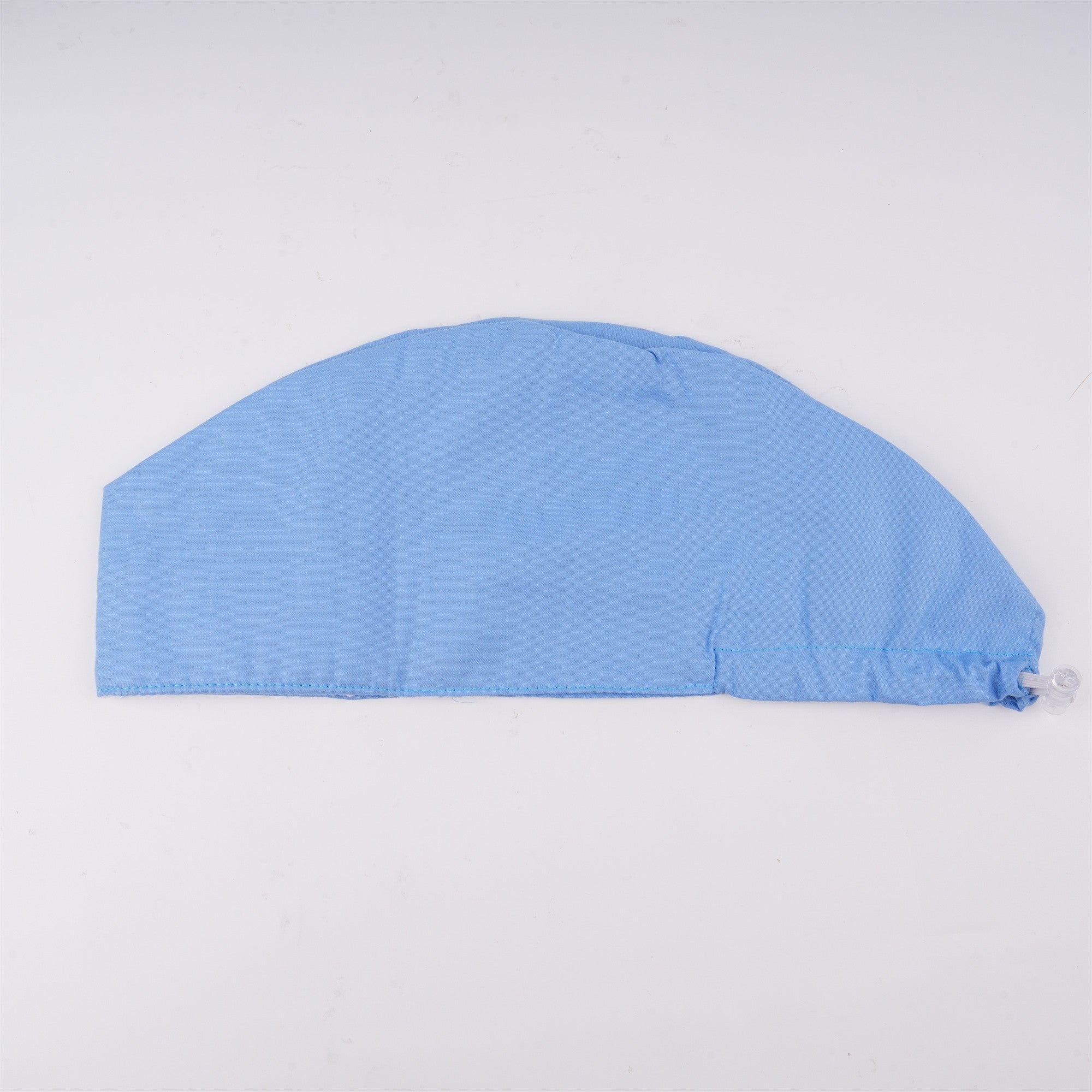 Light Blue Solid Cotton Scrub Cap - EURO STYLE