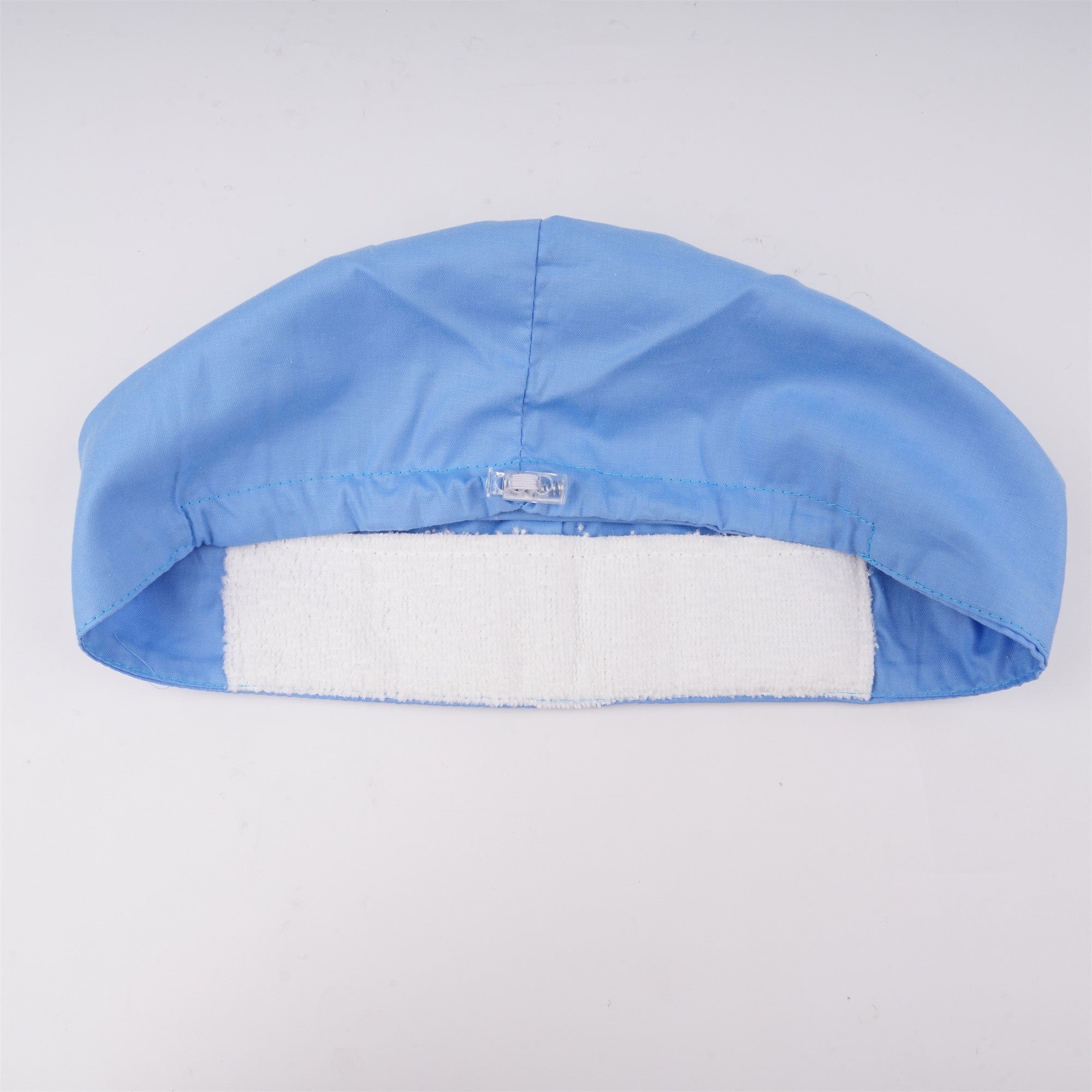 Light Blue Solid Cotton Scrub Cap - EURO STYLE