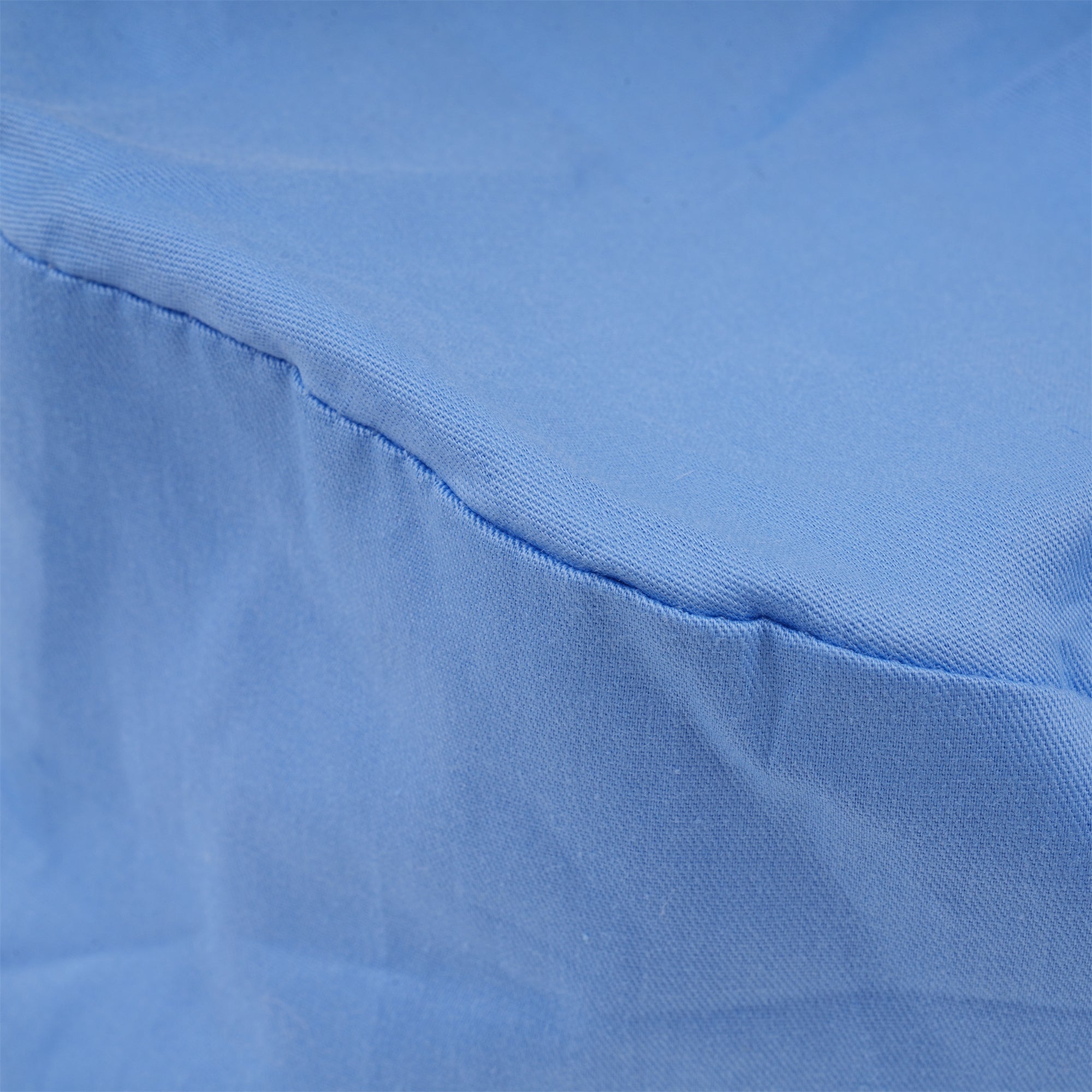 Light Blue Cotton Surgical Scrub Cap - Tie-back Style