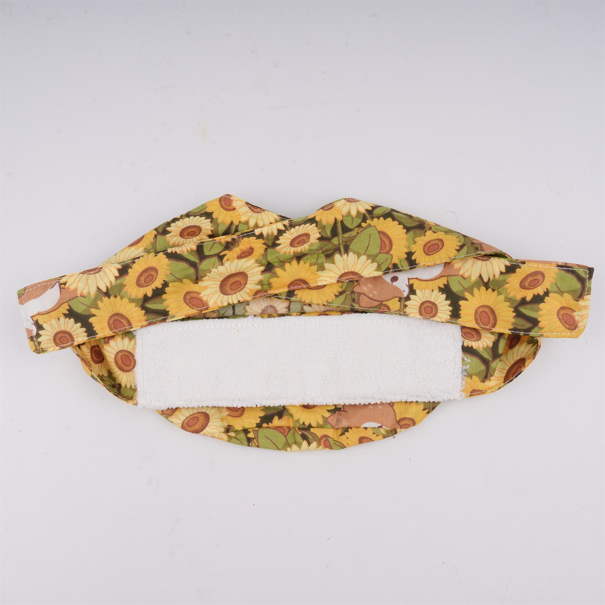 Summer Sunflower Cotton Surgical Scrub Cap - Tieback Style