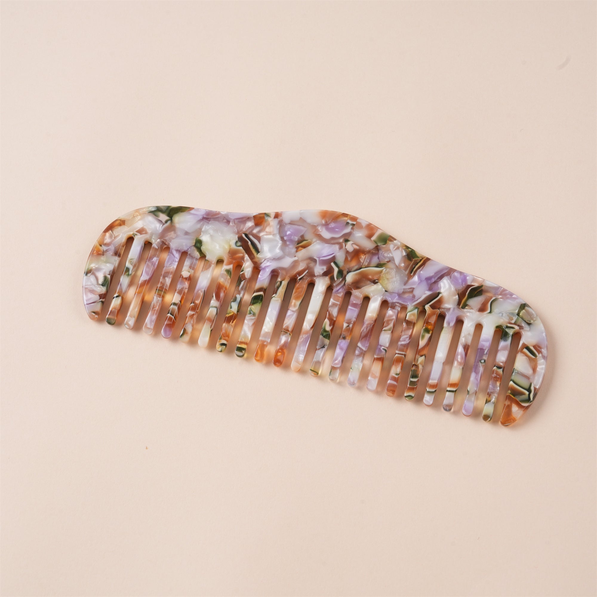 Acetate Hair Comb for Adults & Kids, Marble Tortoise Bridal Bridesmaid Gift