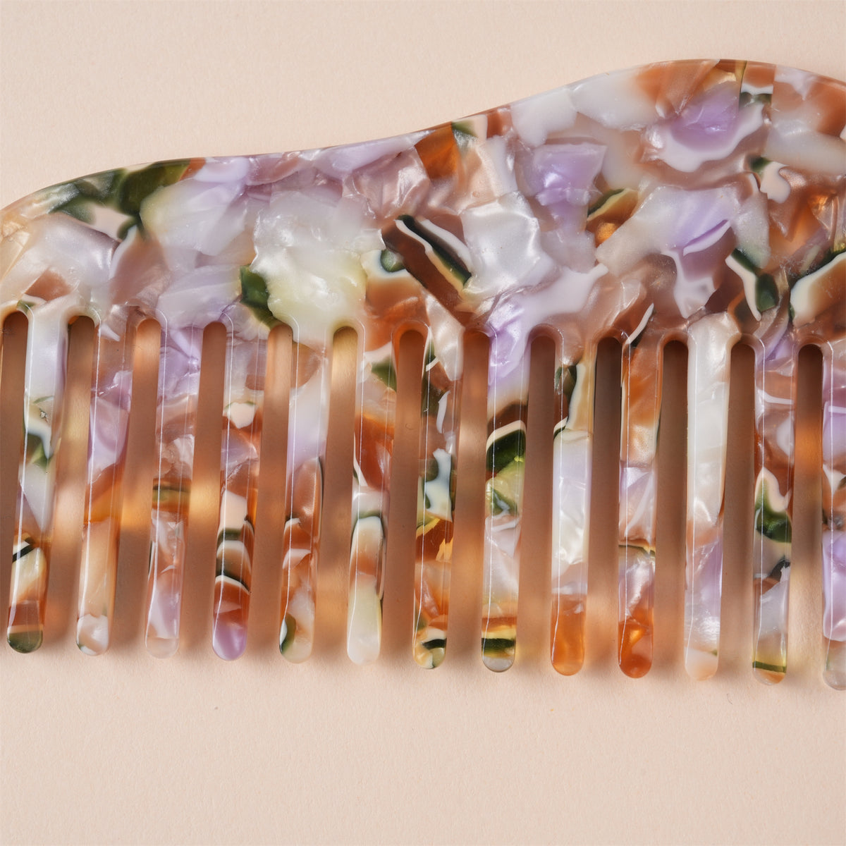 Acetate Hair Comb for Adults & Kids, Marble Tortoise Bridal Bridesmaid Gift