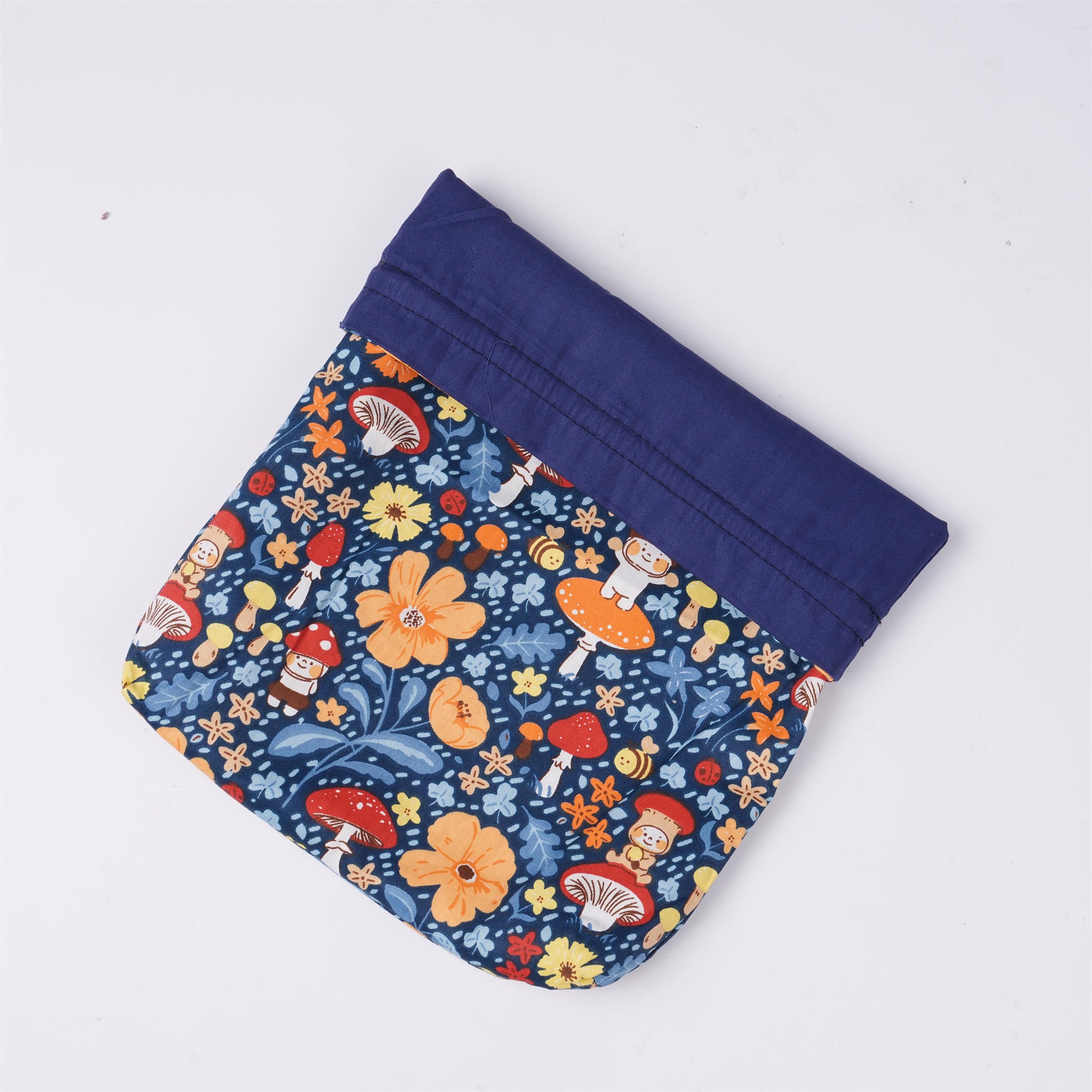 Mushroom & Orange Flowers Gift Bag,Cute Bee Plants - Eco friendly,Christmas Gift