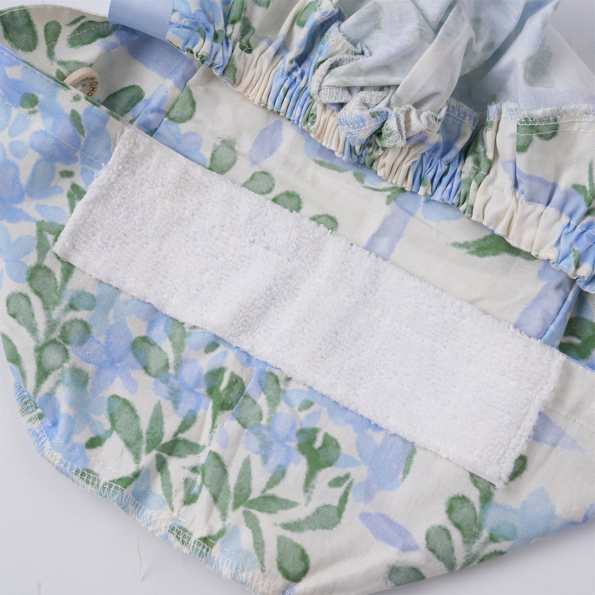 Blue Hyacinths Cotton Ponytail Scrub Cap