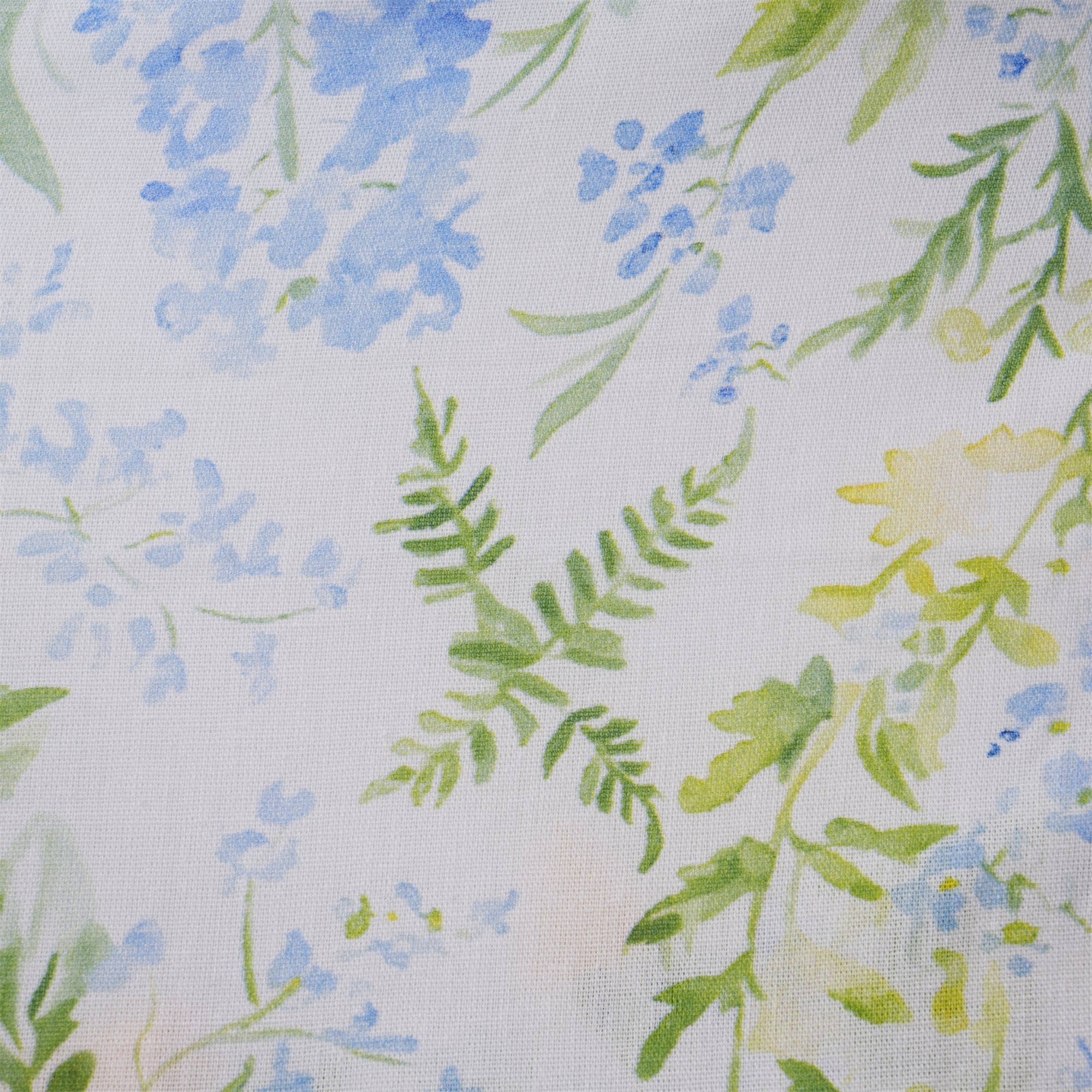Watercolor Botianical Cotton Ponytail Scrub Cap