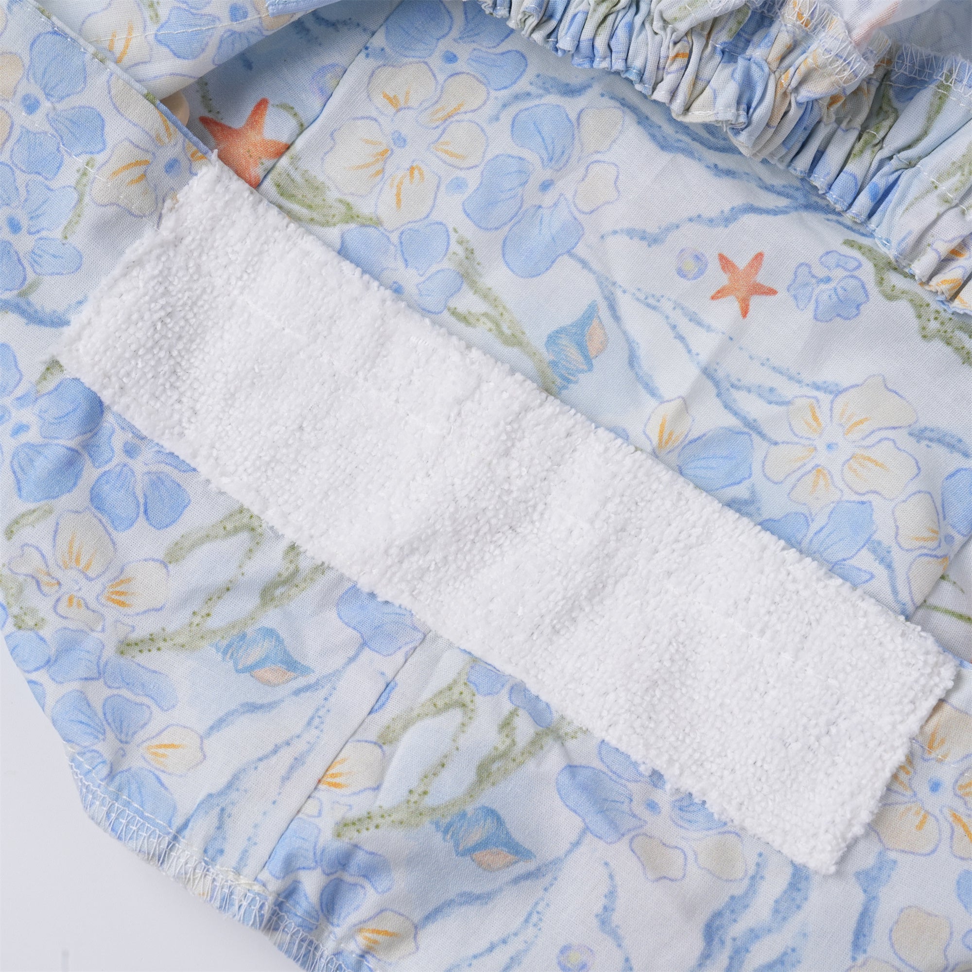 Blue Ocean Animal Ponytail Scrub Cap