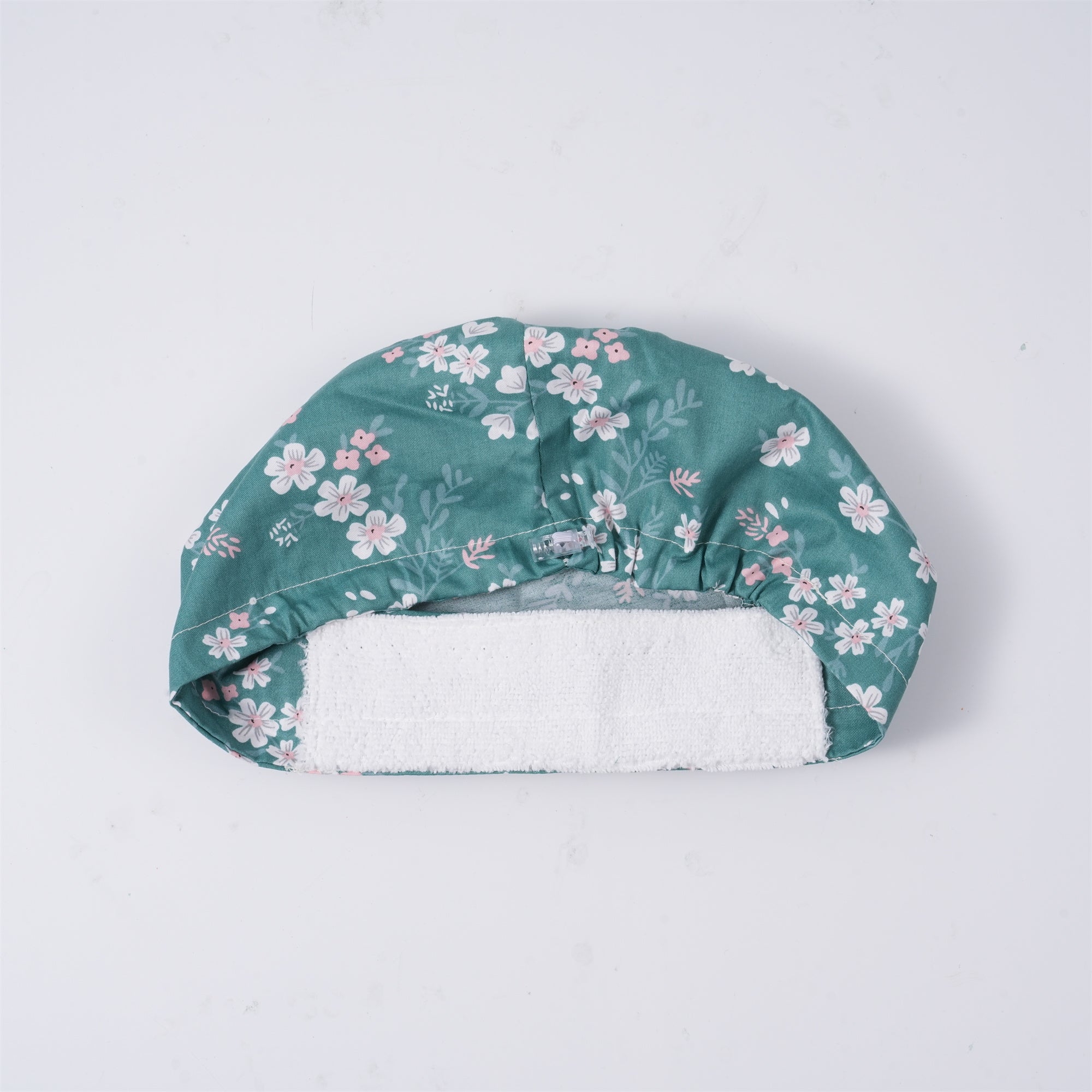 Cherry Blooms Surgical Scrub Cap, Handmade Cotton Tiebcak Surgery Cap