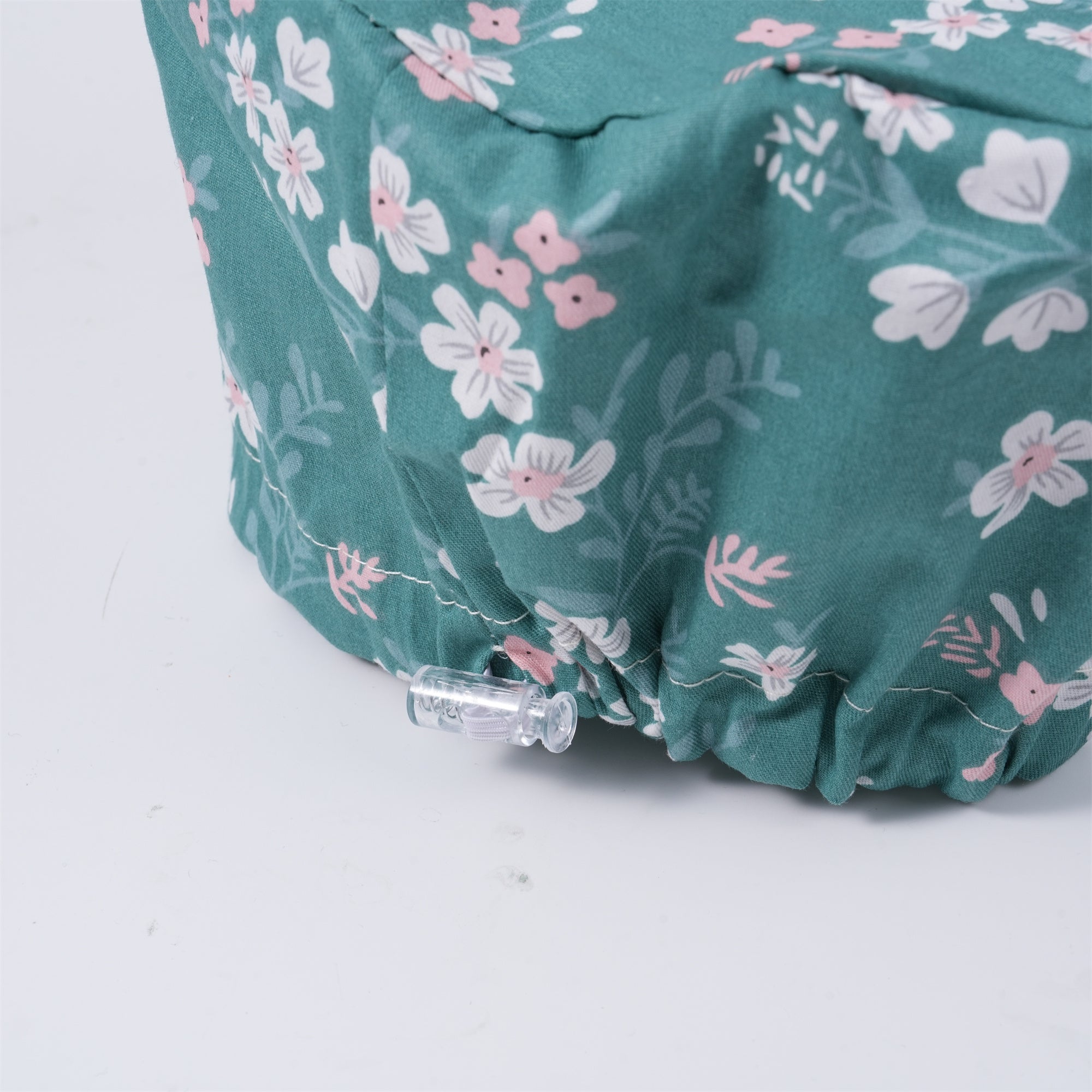 Cherry Blooms Surgical Scrub Cap, Handmade Cotton Tiebcak Surgery Cap