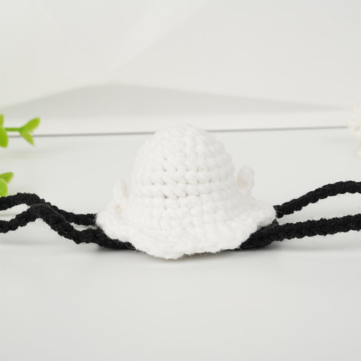 Cute Crochet Ghost Swing Car Hanging