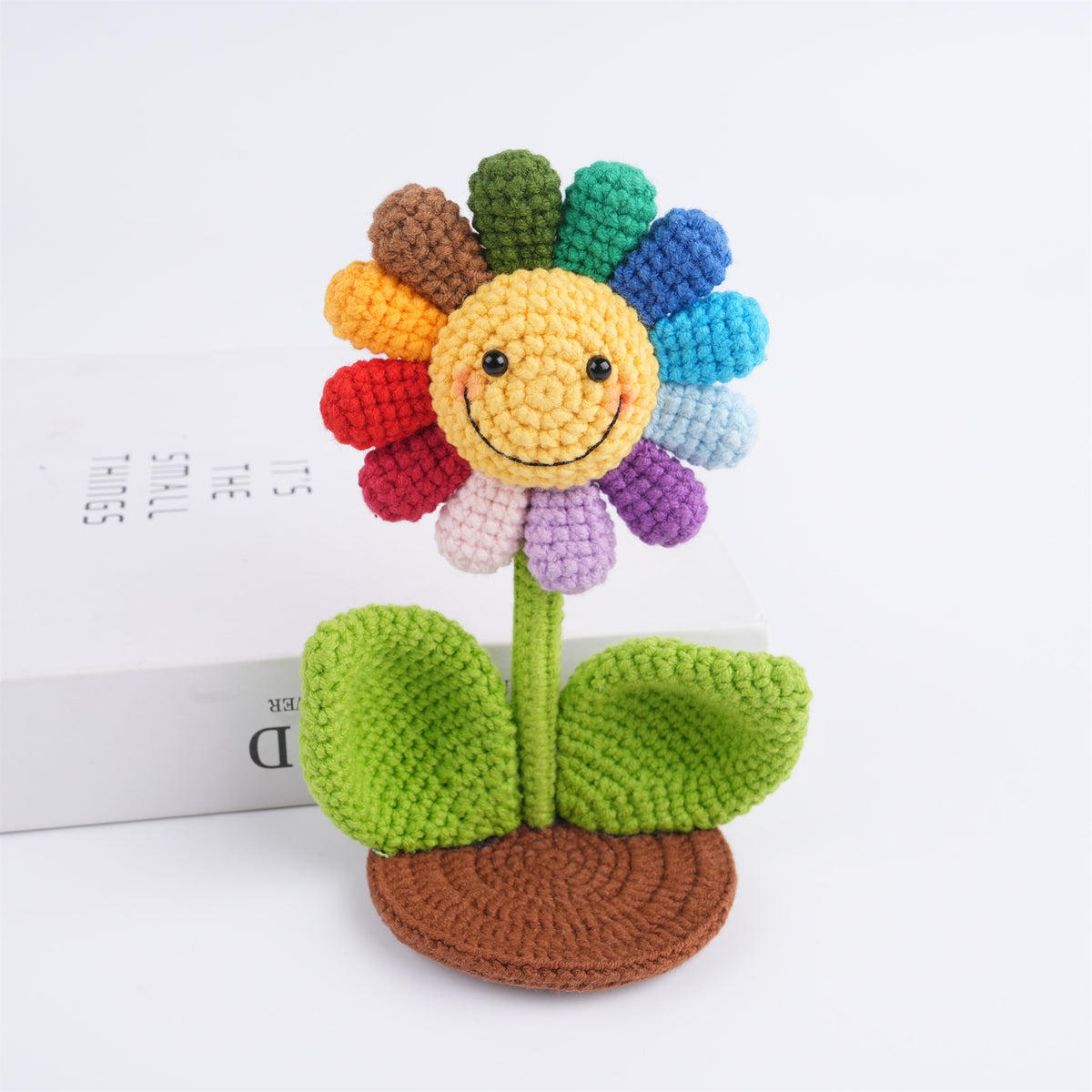 Crochet Tulip/Sunflower Phone Holder,Handmade Gifts