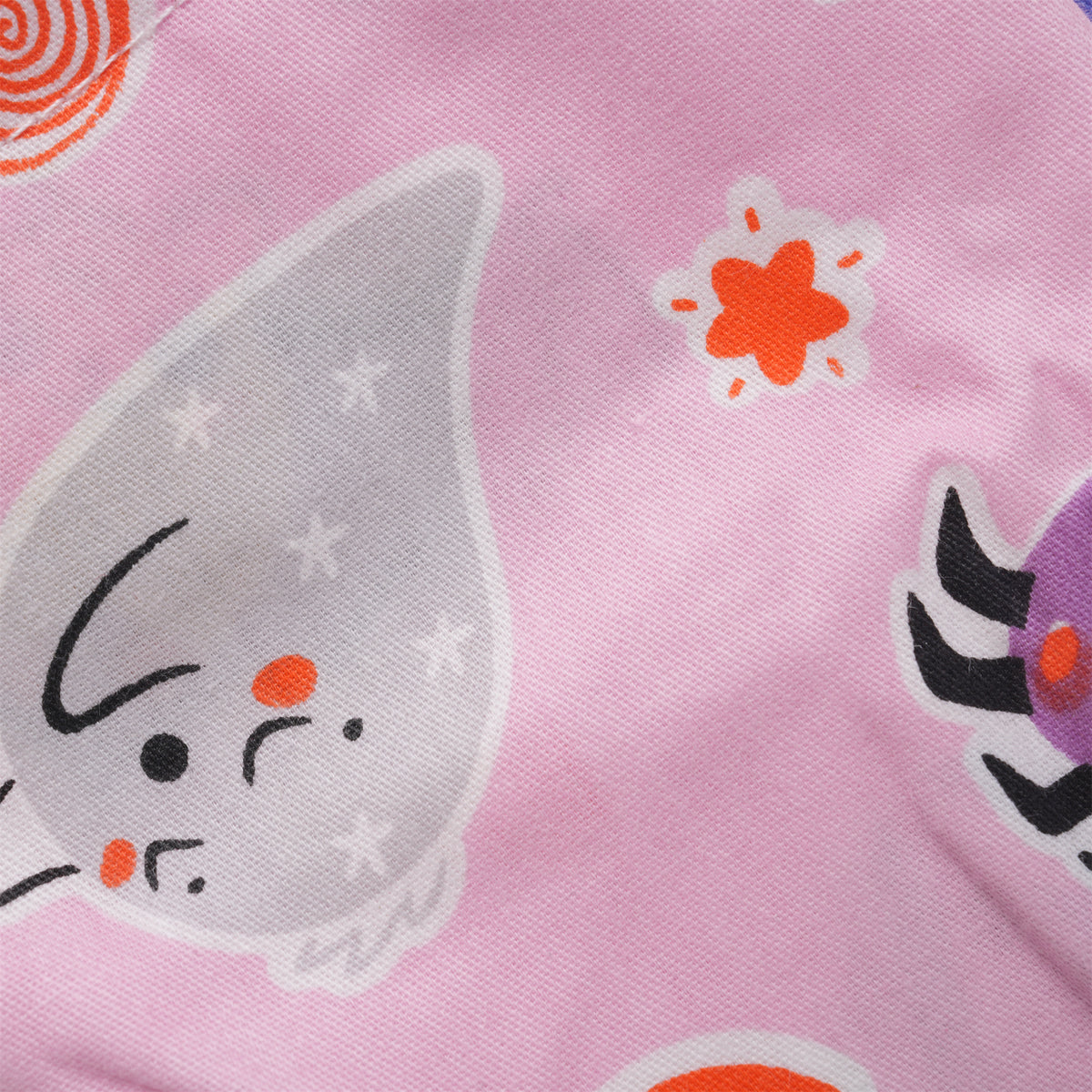 Cute Ghost Candy Ponytail Scrub Cap, Yellow Pink Optional