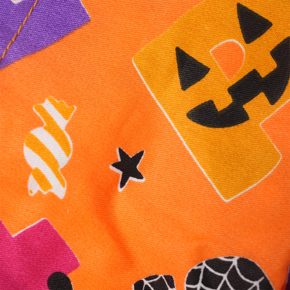 Spooky Halloween Letter Ponytail Scrub Cap