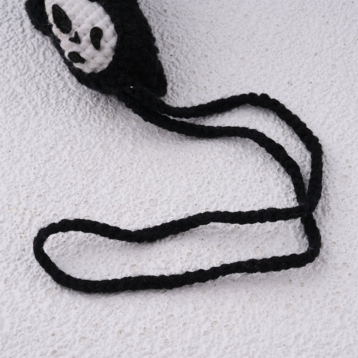 Halloween Ghost Killer Crochet Car Mirror Hanging