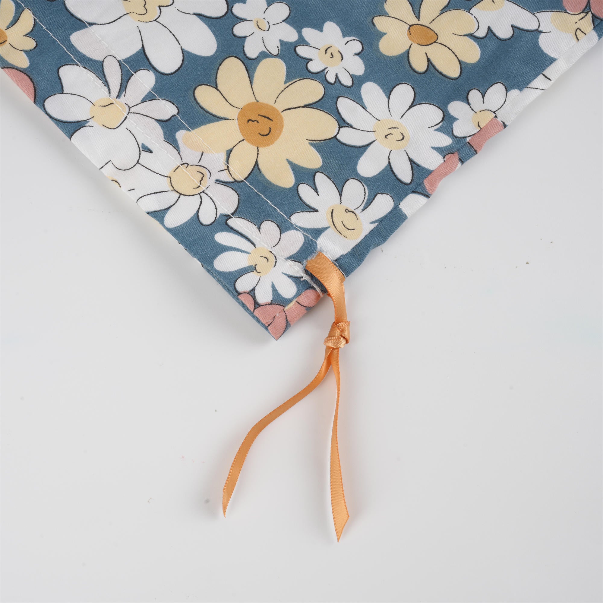 White/Orange/Pink Diasy Flower Drawstring Gift Bag,Holidy Party/Wedding Favor Gift Bag Wrapping