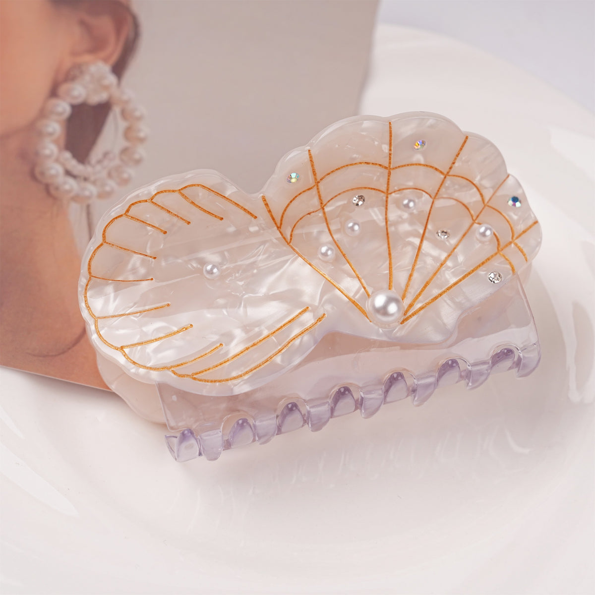 Ocean Animal Inspired Acetate Hair Claw