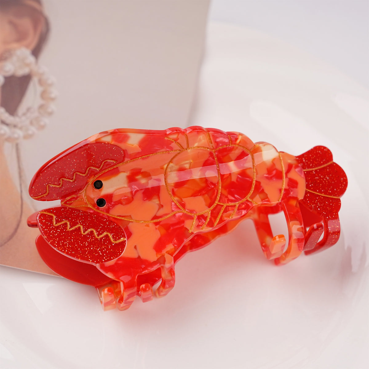 Ocean Animal Inspired Acetate Hair Claw