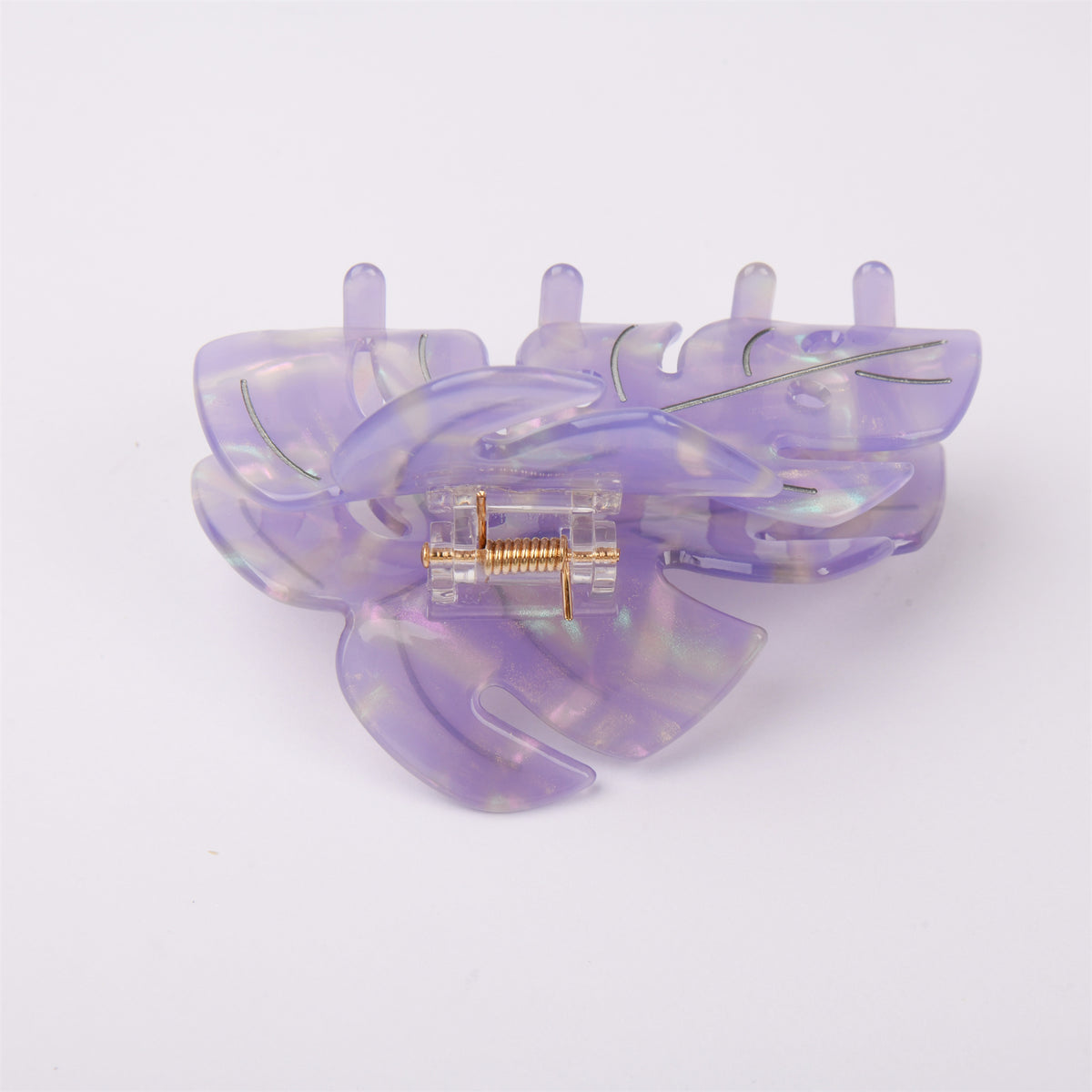 Monstera Leaf Hair Claw,Unique Leaf Shape Acetate Hair Clip Claw,Medium hair claw,Gift for Her
