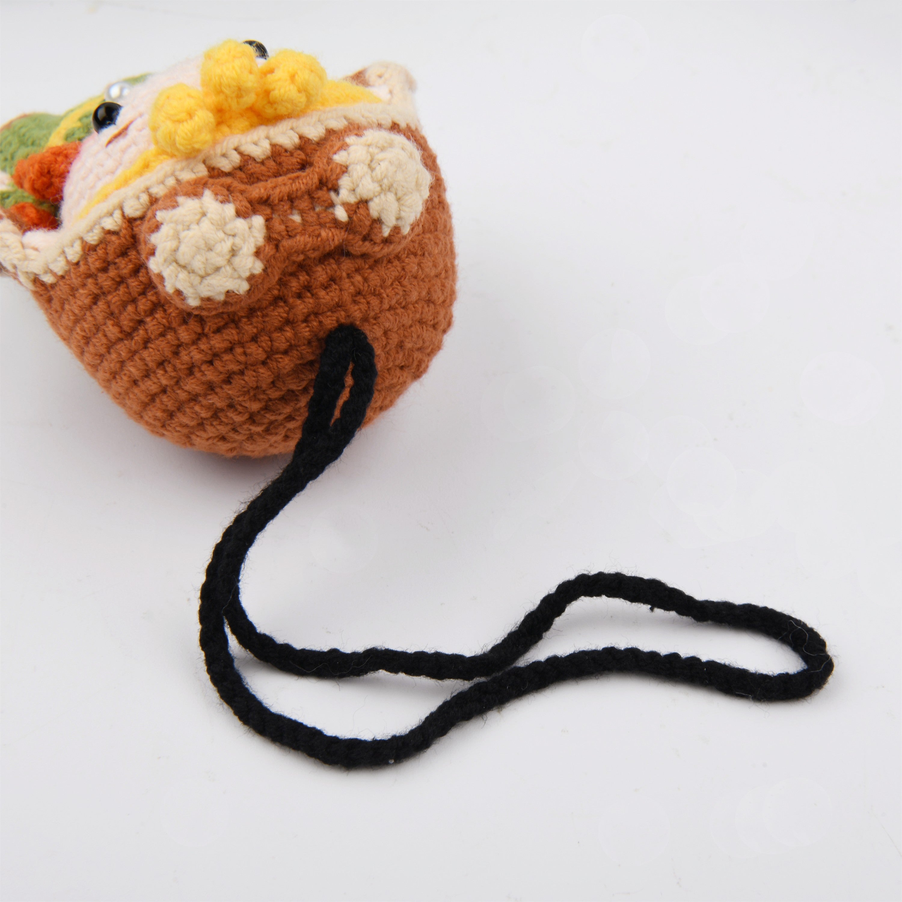 Kawaii Crochet Little Prince Ornament,Car Hanging Decor