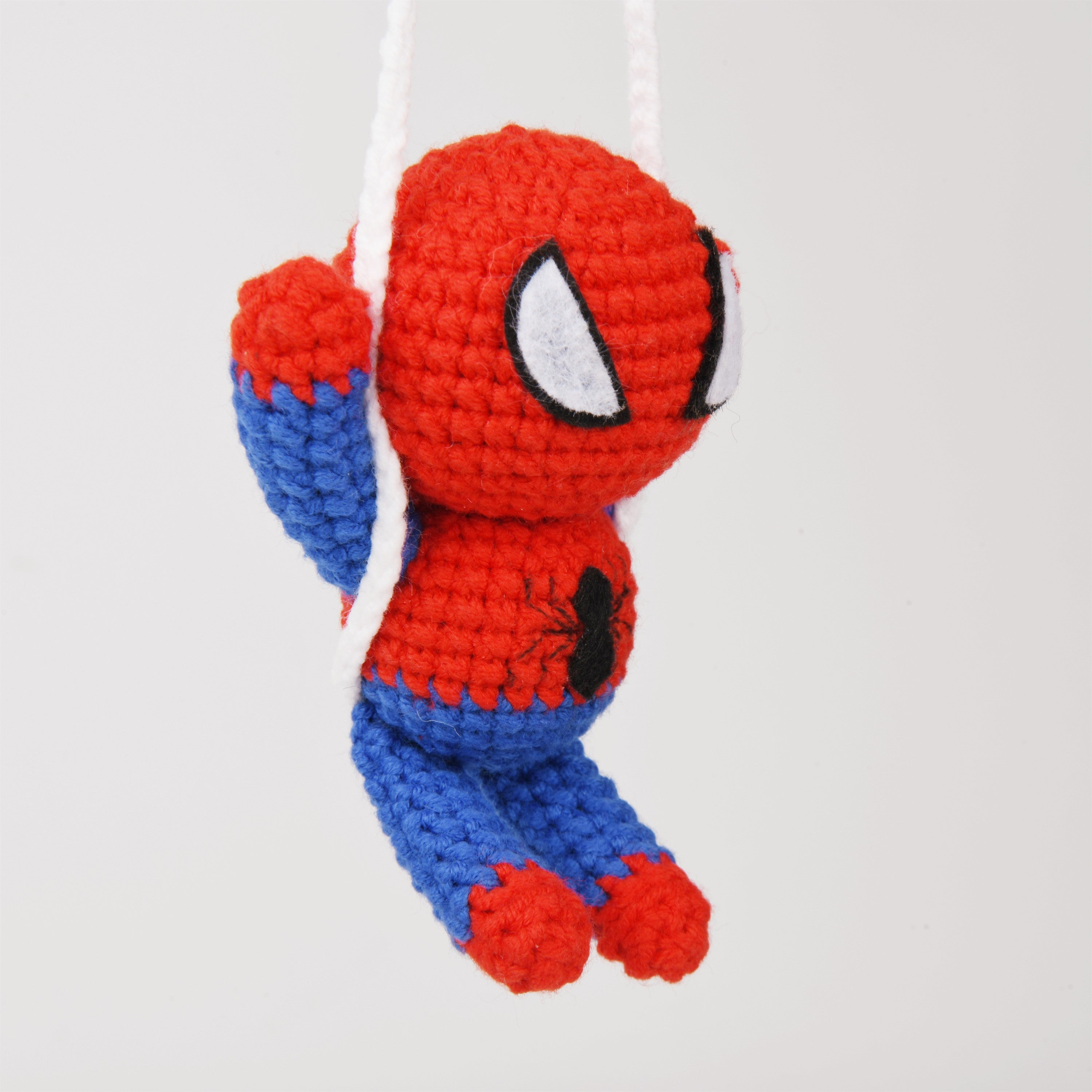 Handmade The Avengers Crochet Doll Car Pendant Oranment