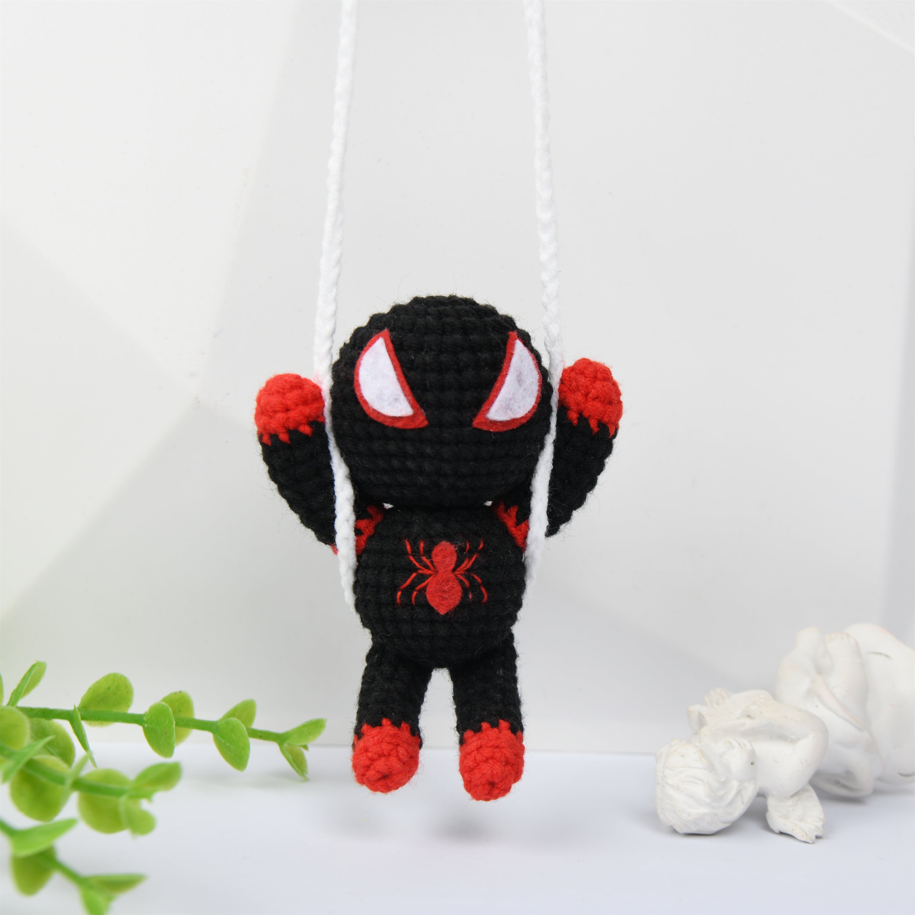 Handmade The Avengers Crochet Doll Car Pendant Oranment