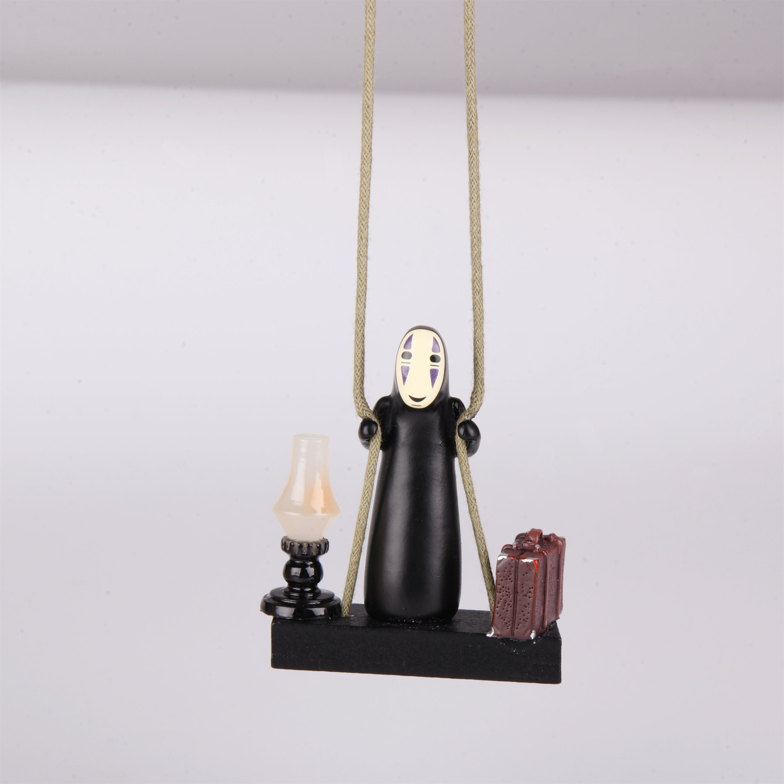 Anime Car Ornament,Swing Faceless Men Car Mirror Accessories,Spirited Away,New Car GIfts