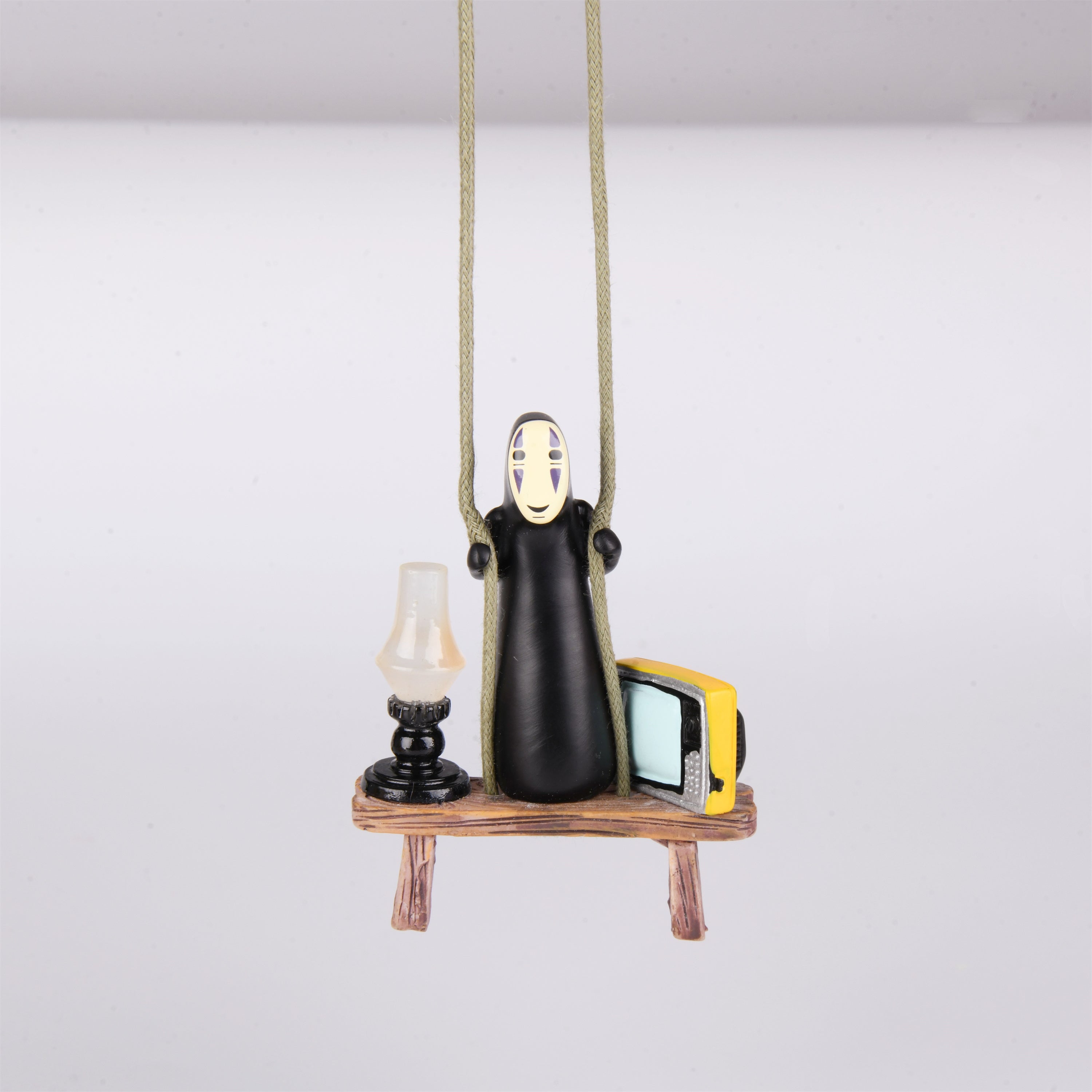 Anime Car Ornament,Swing Faceless Men Car Mirror Accessories,Spirited Away,New Car GIfts