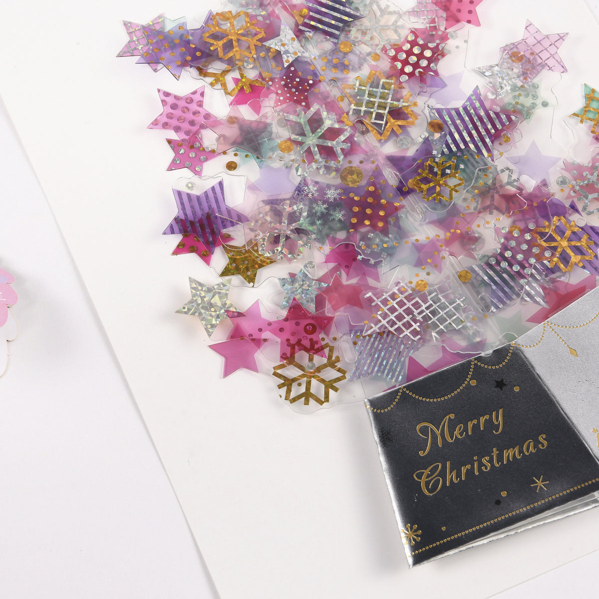 3D Crystal Christmas Tree Pop Up Card