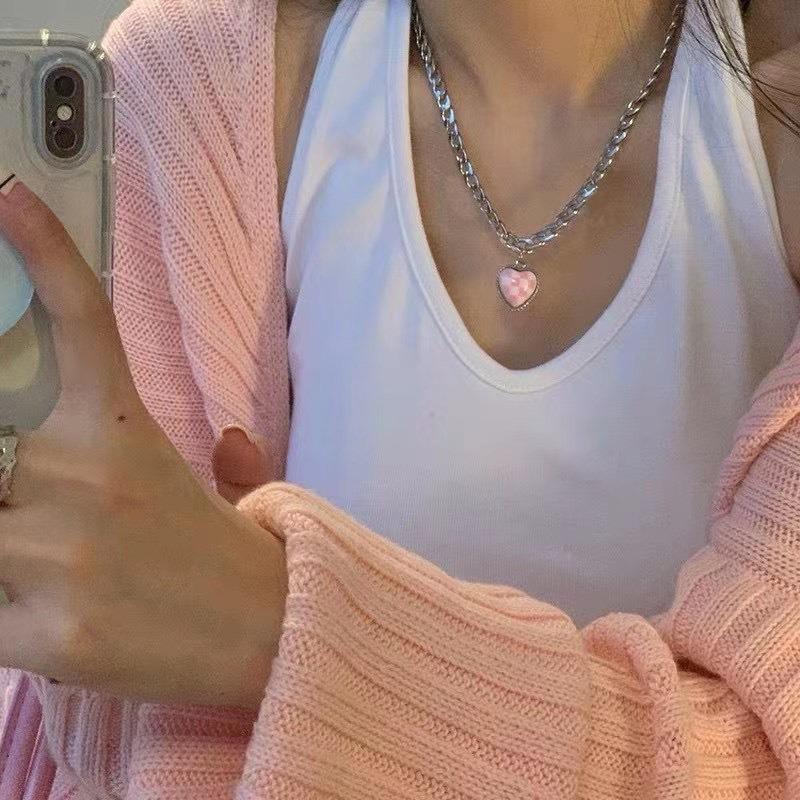 Couple Checkerboard Earrings ,Minimalist Necklace And Earring, Lovers Necklace Chain, Checkerboard Earrings, Anniversary Gift, Birthday Gift
