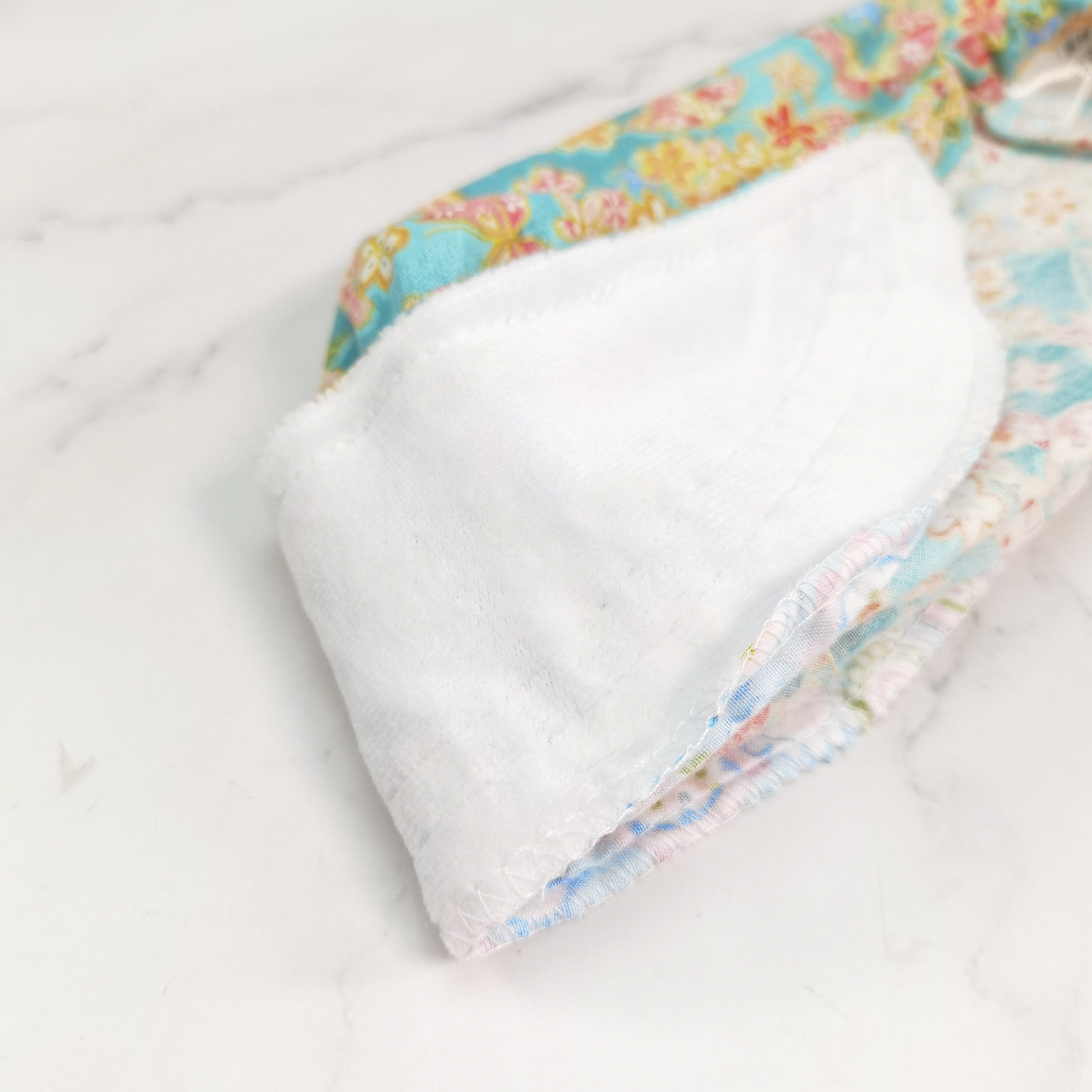 Gold Floral Bouffant Scrub Cap
