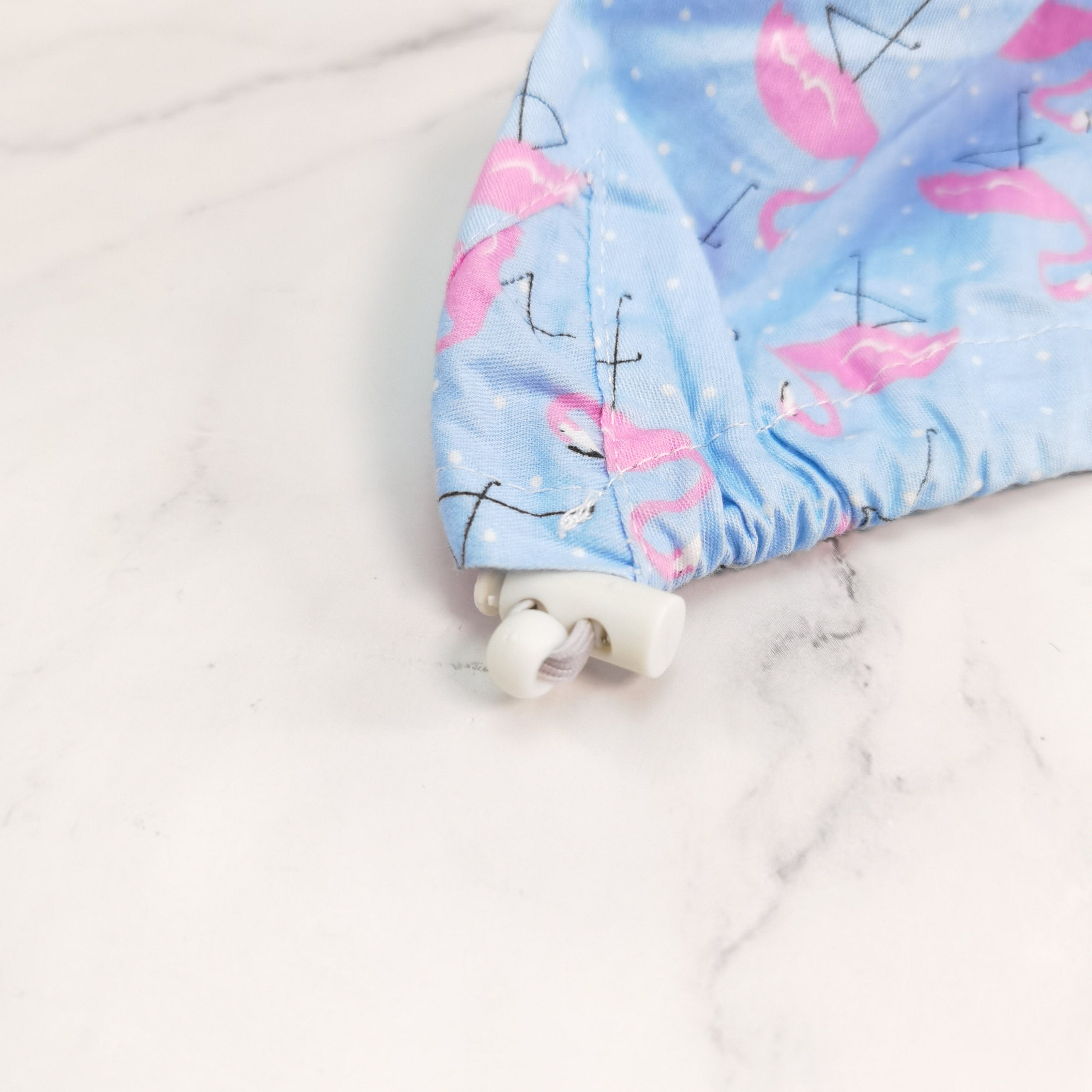 Flamingo Pattern Bouffant Scrub Cap