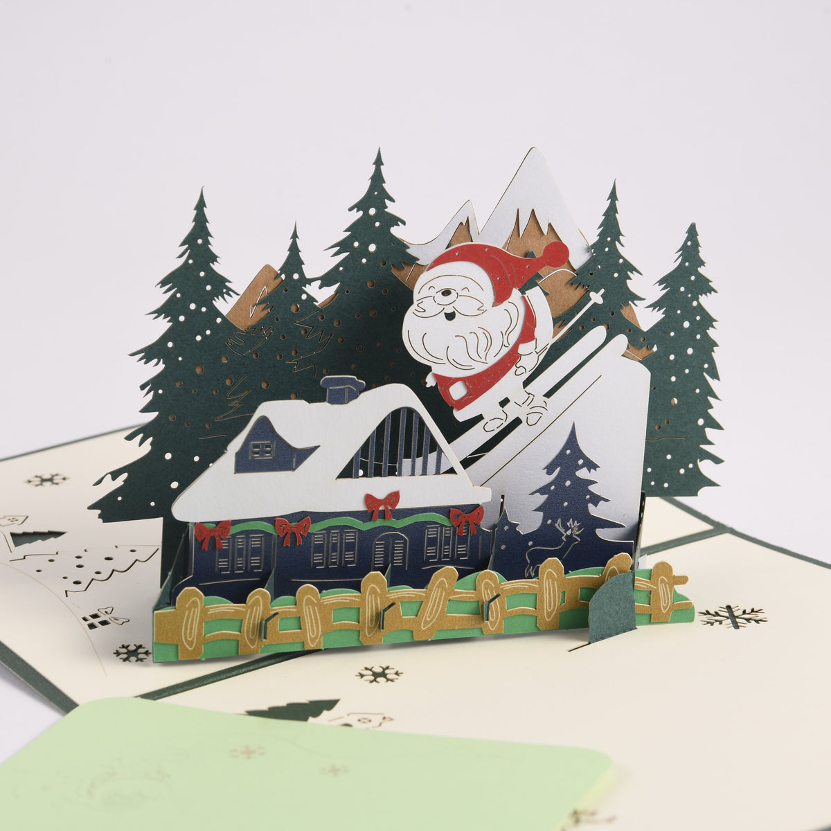 Funny Christmas Tree Pop Up Card