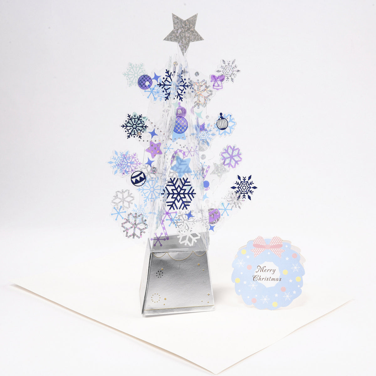 3D Crystal Christmas Tree Pop Up Card