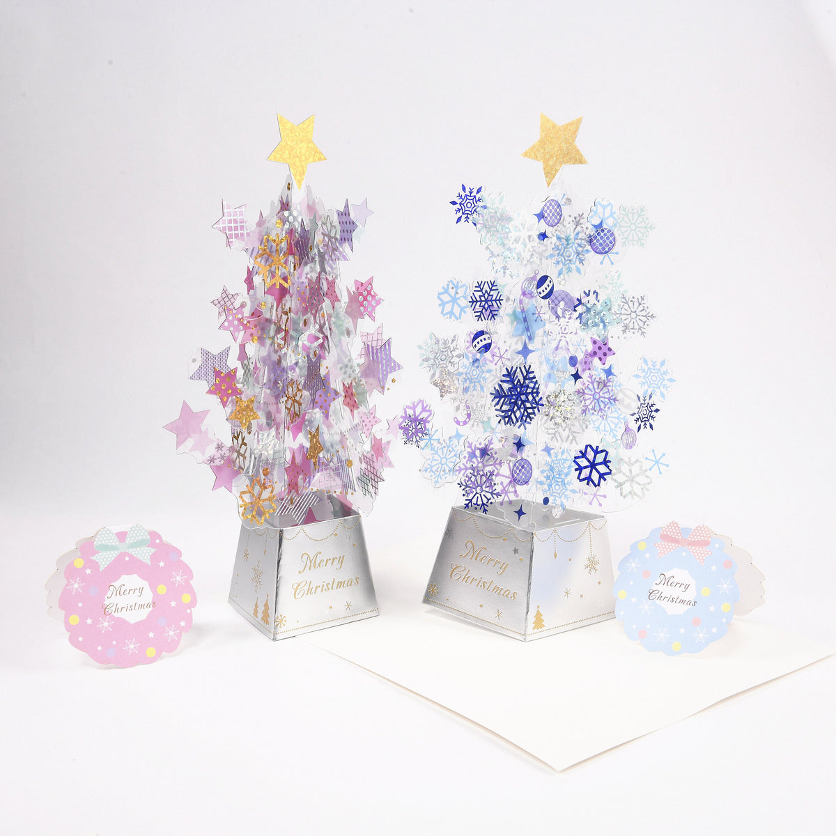 3D Crystal Christmas Tree Pop Up Card